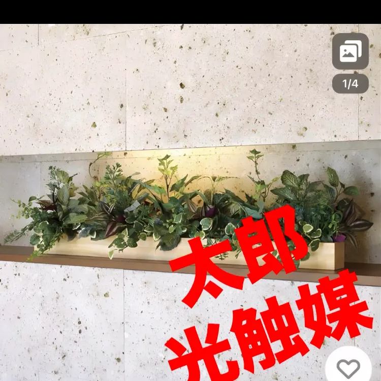 光の園 光触媒 人工観葉植物 ウォールグリーン フェイクグリーン