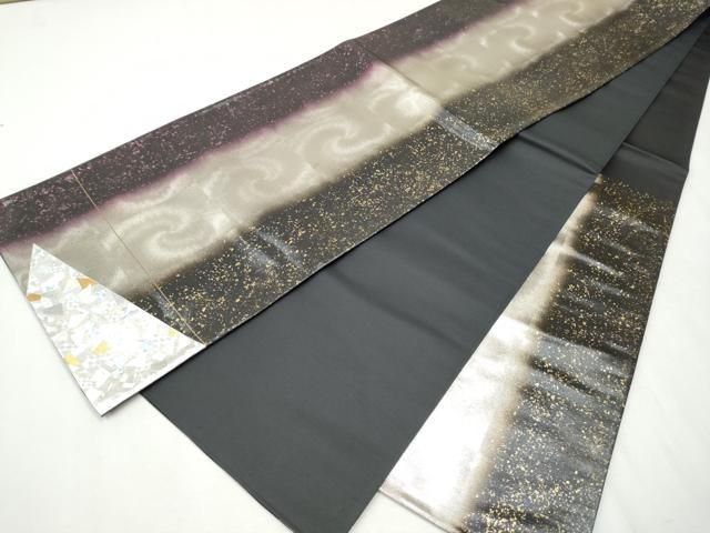 平和屋着物○金彩友禅作家 金彩の魔術師 堀省平 金煌織 六通柄