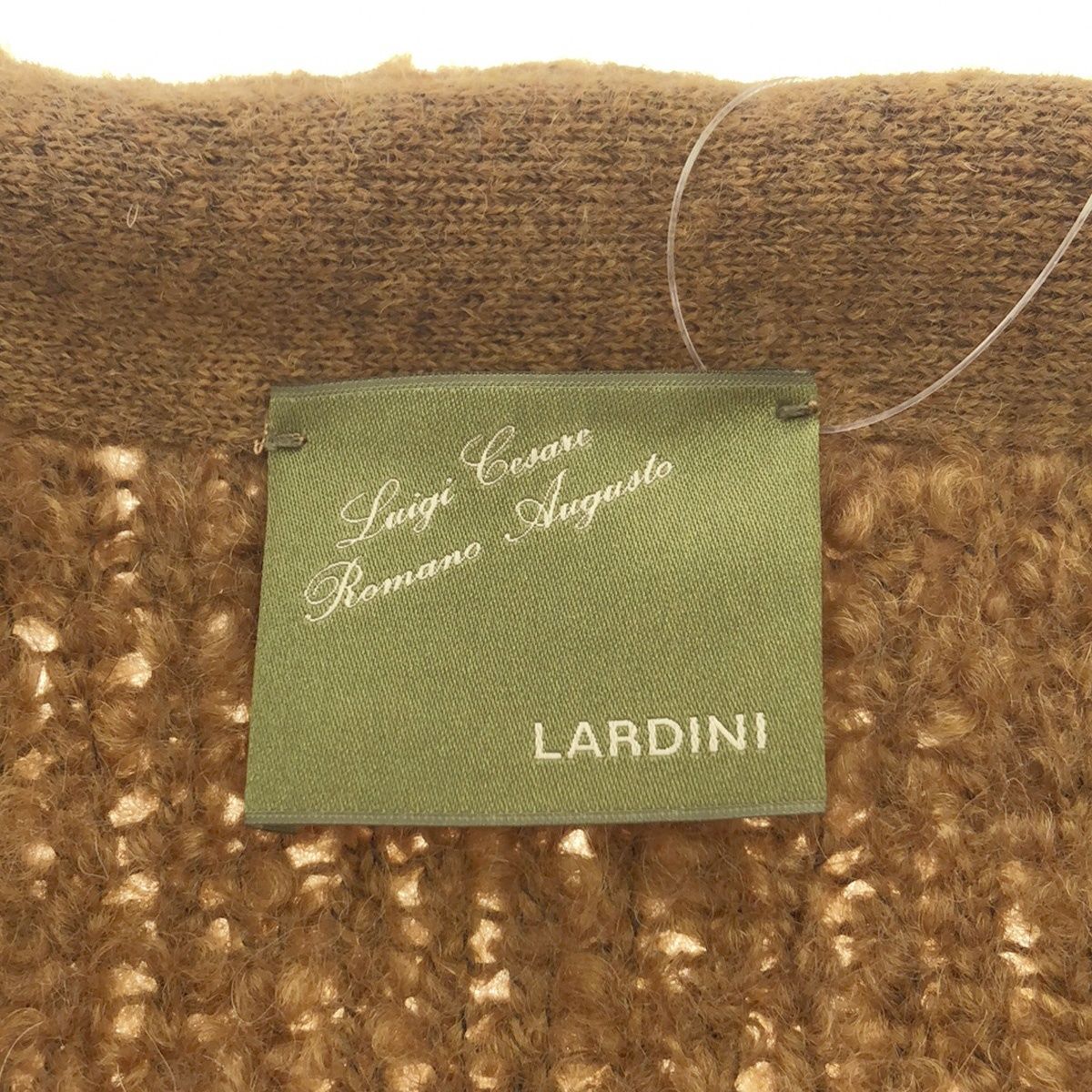 LARDINI ラルディーニ アルパカナイロンニットカーディガン ブラウン系 