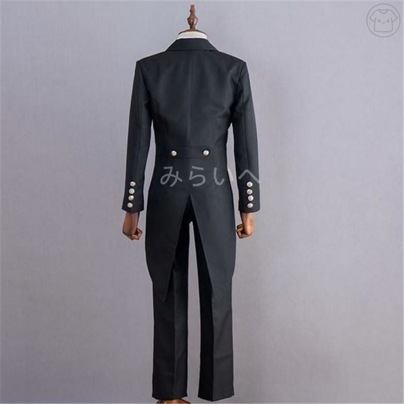 コスプレ 衣装 クリスマス 黒執事 くろしつじ セバスチャン ミカエリス 燕尾服 えんびふく 風 コスプレ衣装 イベント 演出服 変装 コスチュ