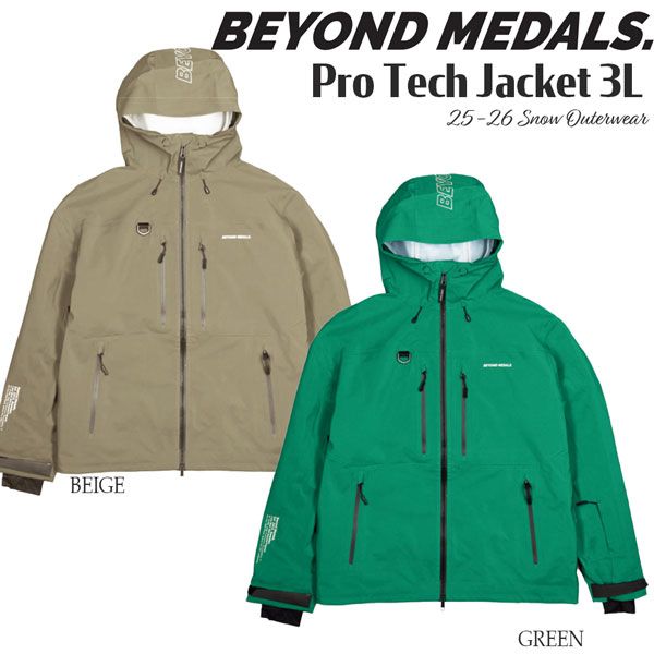 25-26 ビヨンドメダル プロテックジャケット3 L BEYOND MEDALS PRO TECH JACKET 3 スノーボード ウエア ジャケット 25-26-JK-BML