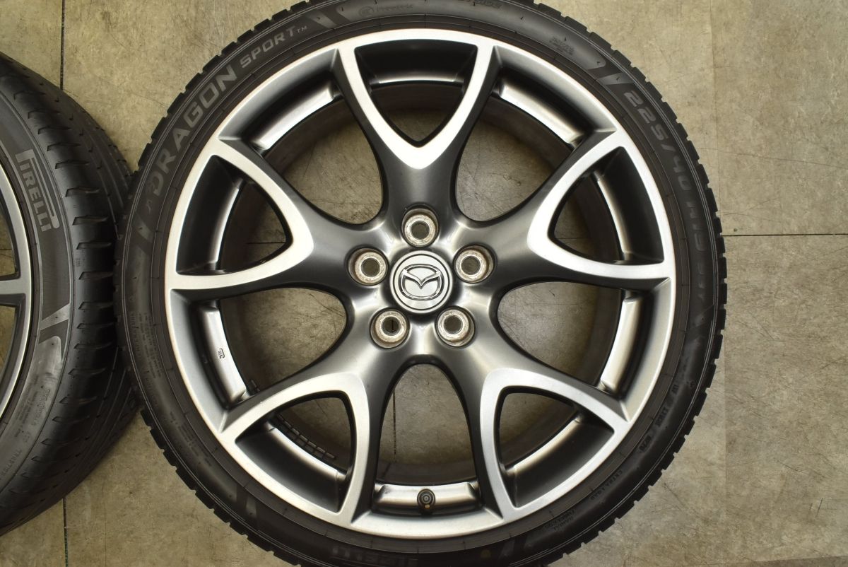 マツダ RX-8 SE3P タイプRS後期 純正 ホイールセット 19インチ