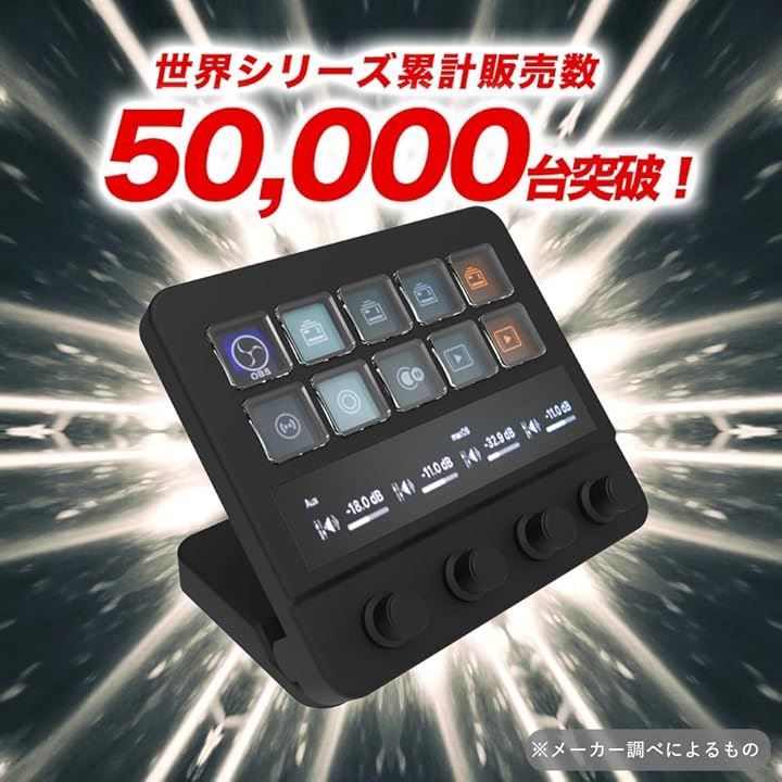 MiraBox MBox N4 ショートカットキー カスタムキー スイッチャー 配信