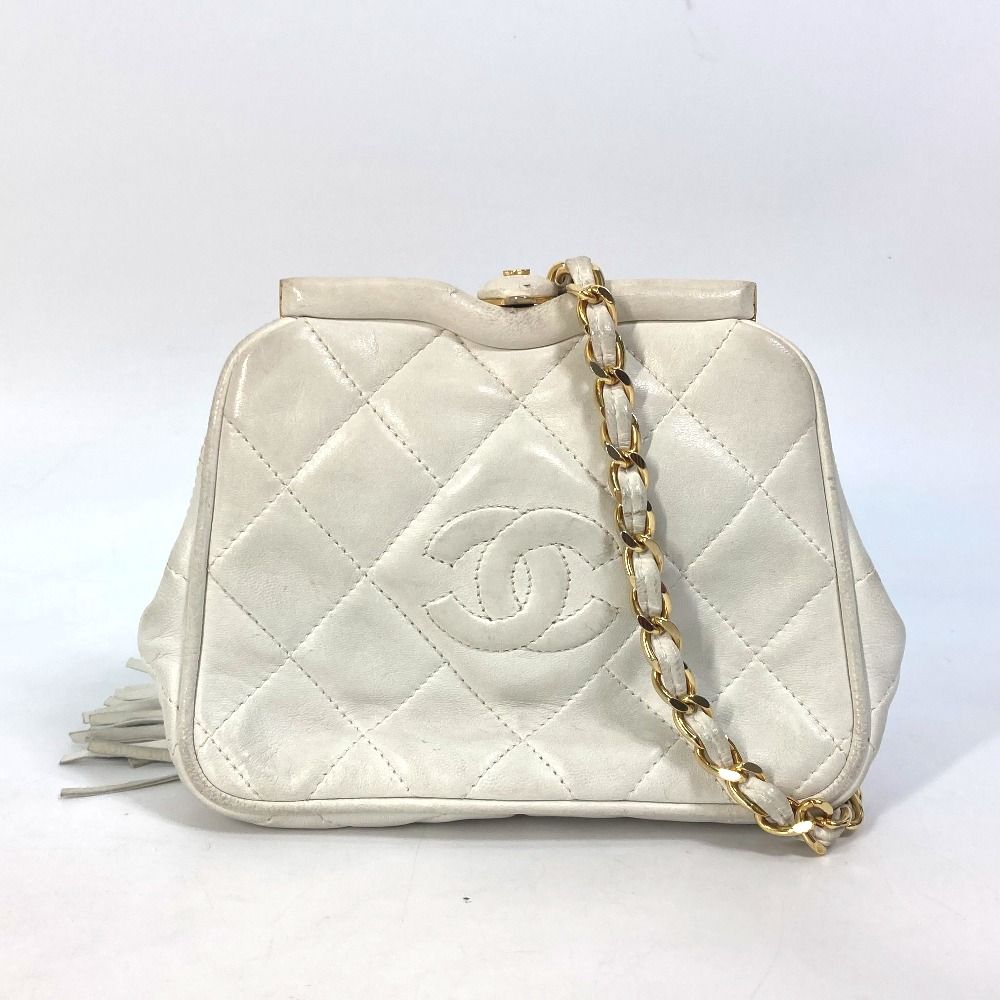 CHANEL シャネル ウエストバッグ マトラッセ キルティング ラムスキン