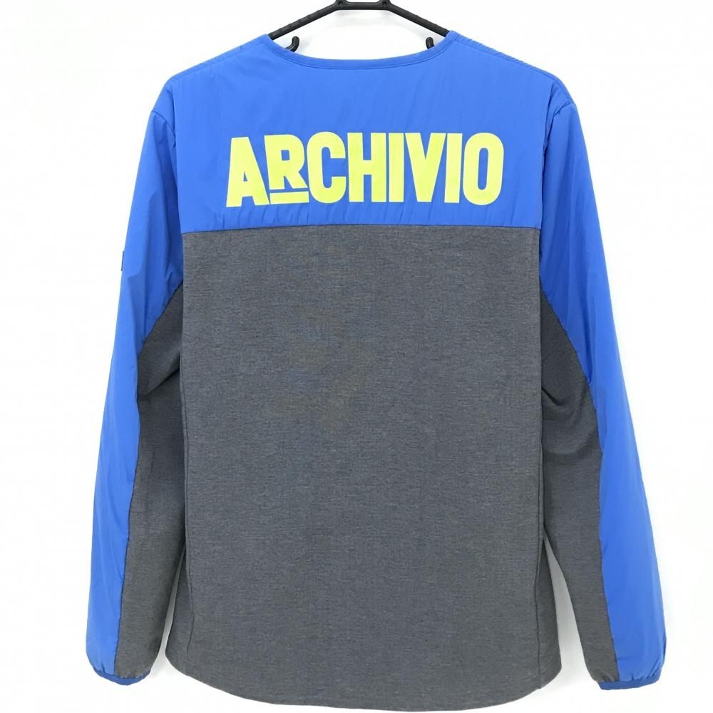 ハーフジップ 異素材