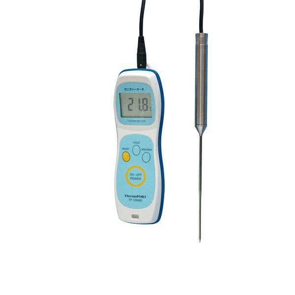 防水ハンディ温度計 TP-100MR 標準センサータイプ サニタリーサーモ TSP-100付属