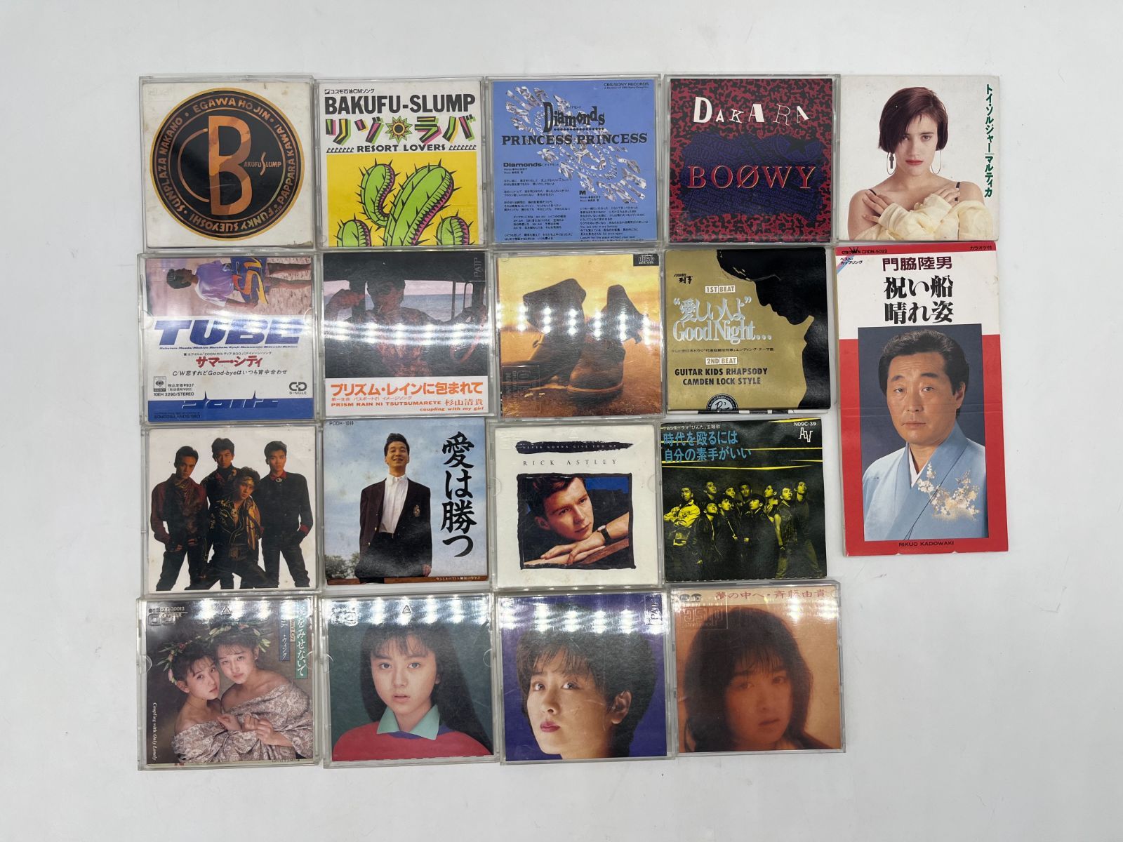 まとめ売り ジャンク品 当時物 色々 シングルCD ジャンク品 MD ミニディスク CD 8センチCD シングルCD 17枚
