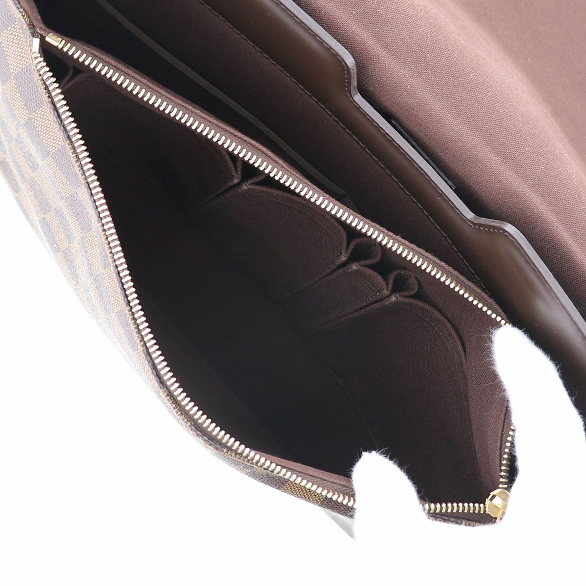 立体的な LOUIS VUITTON ルイヴィトン ｽﾍﾟﾝｻｰ バッグ ショルダー メッセンジャーバッグ Brown N58021 B 落ち着いた