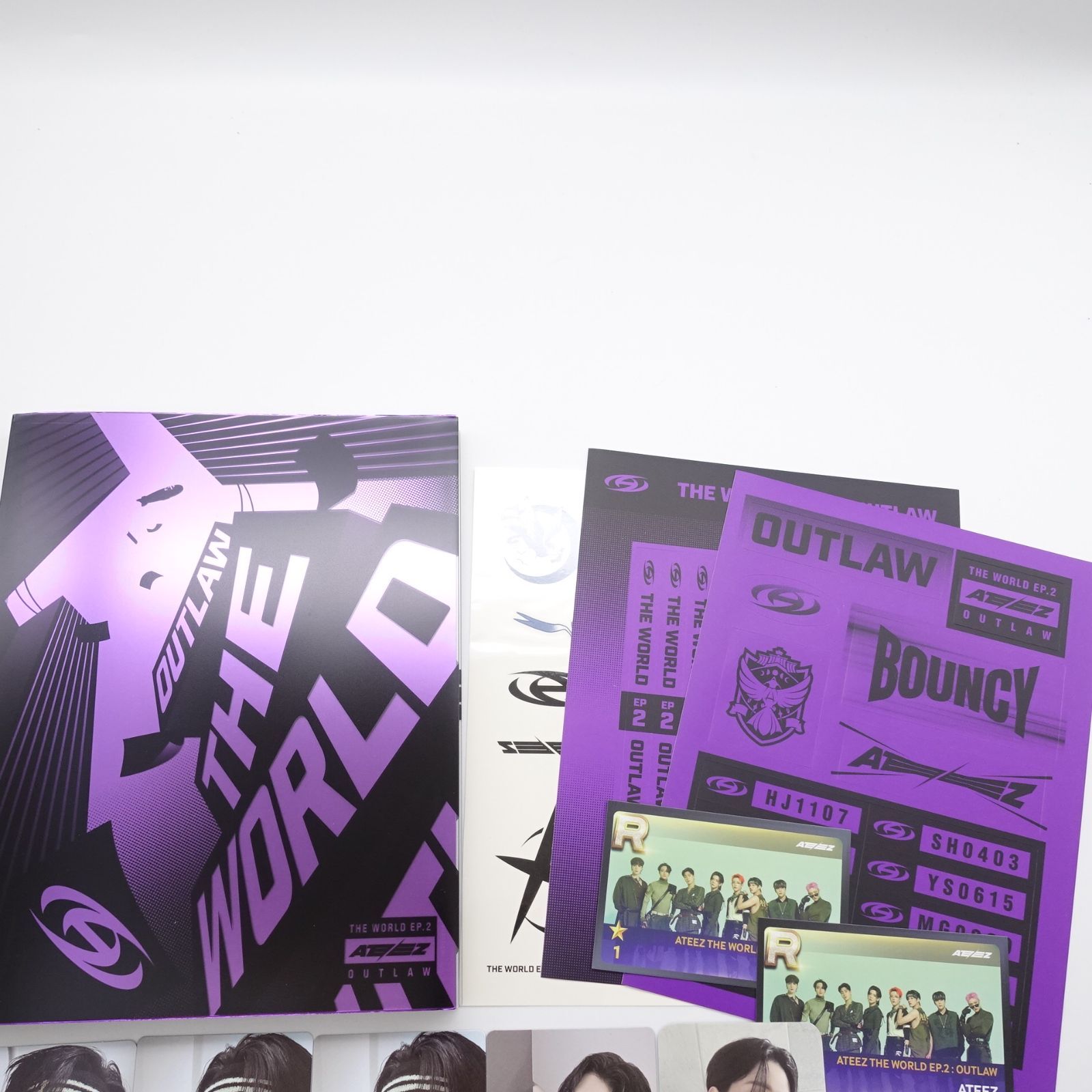 ATEEZ ウヨン THE WORLD EP.2 OUTLAW プラットフォーム CD未再生 アルバム トレカ フォト カード MINGI  エイティーズ アチズ platform