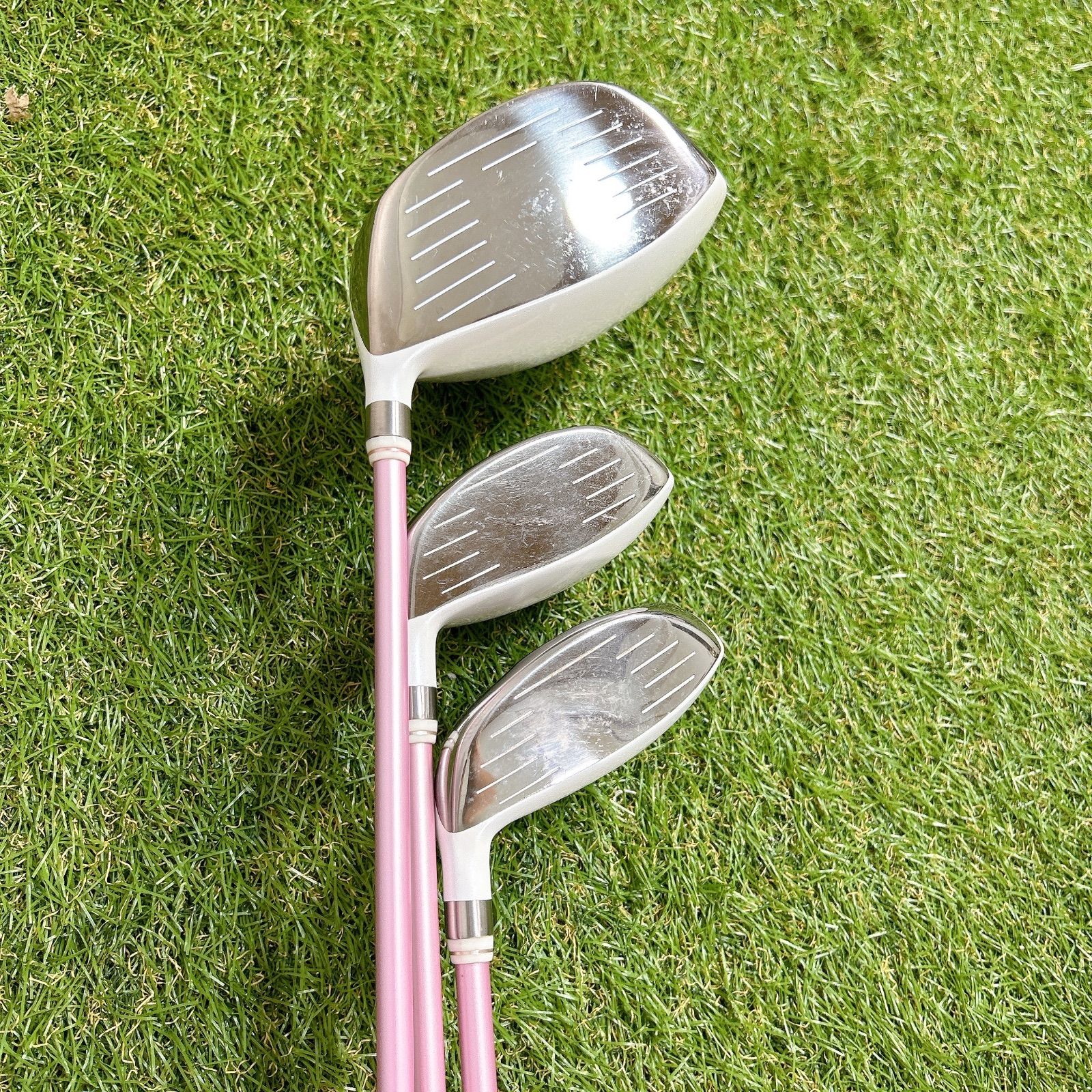 キャロウェイ ゴルフ クラブセット レディース女性用 初心者 L 白ホワイト