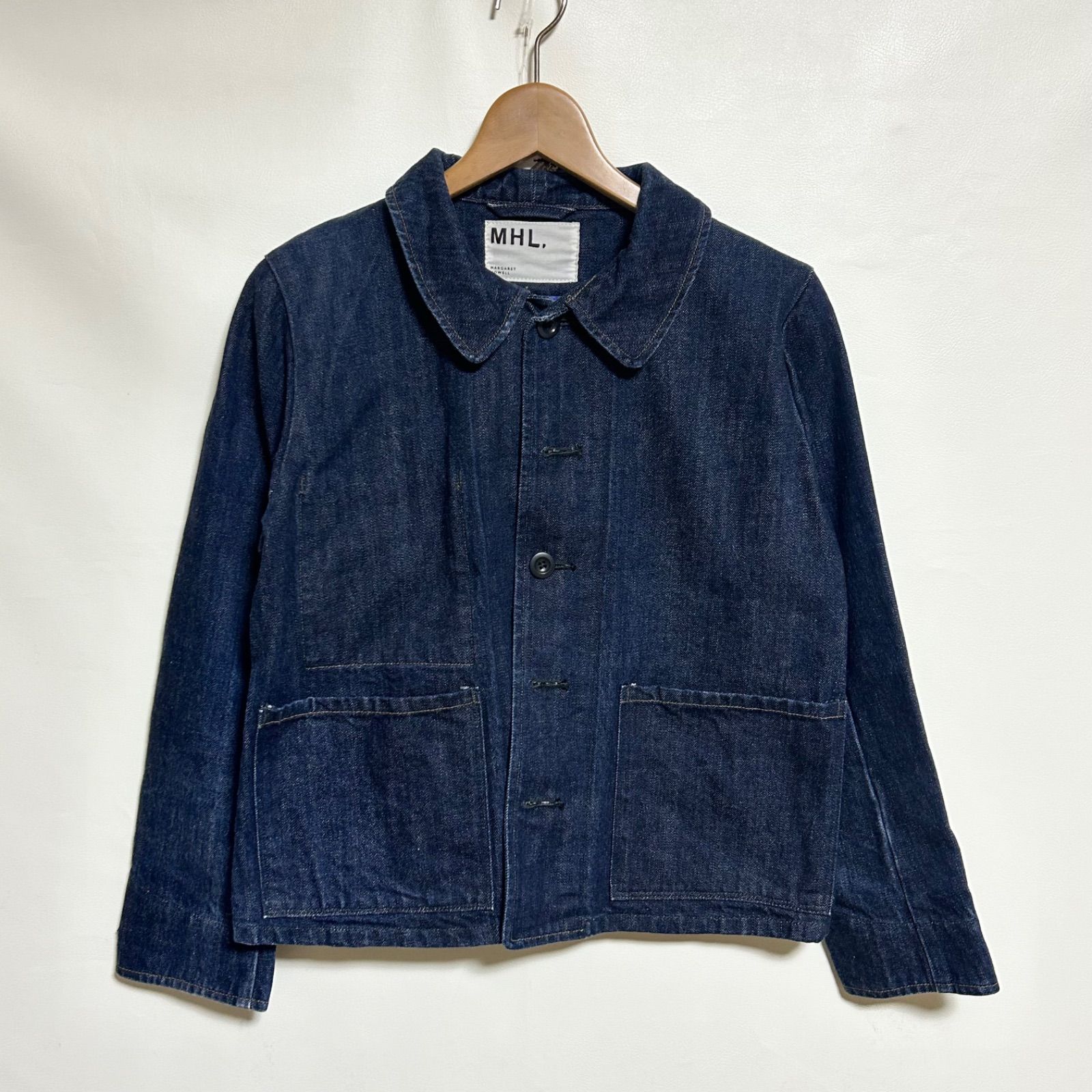 美品】36 MHL.デニムジャケット Gジャン マーガレットハウエル