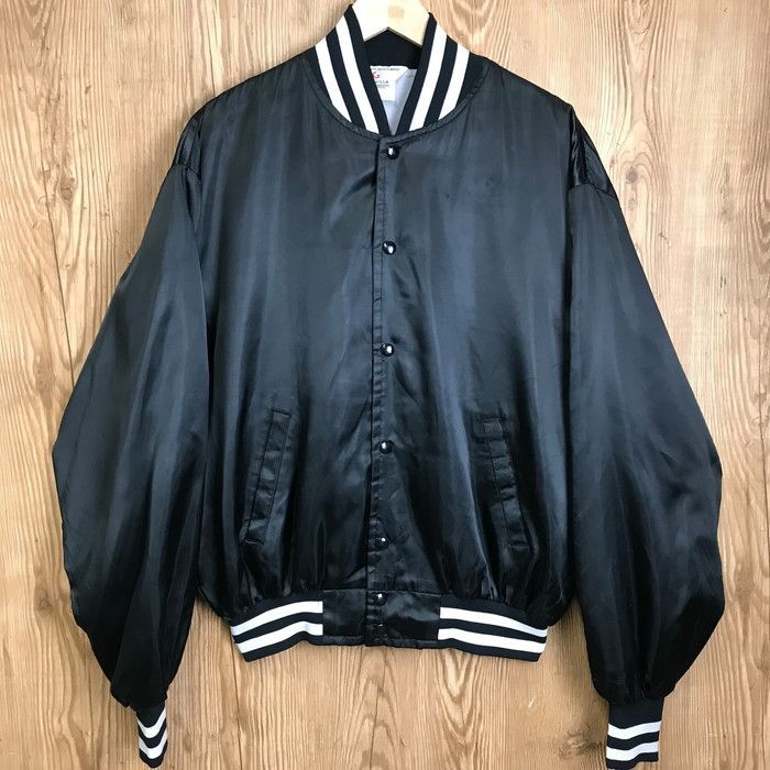 USA製 80s Dodge Boys ナイロン サテン スタジャン サイズ メンズ XL 80年代 s24122947