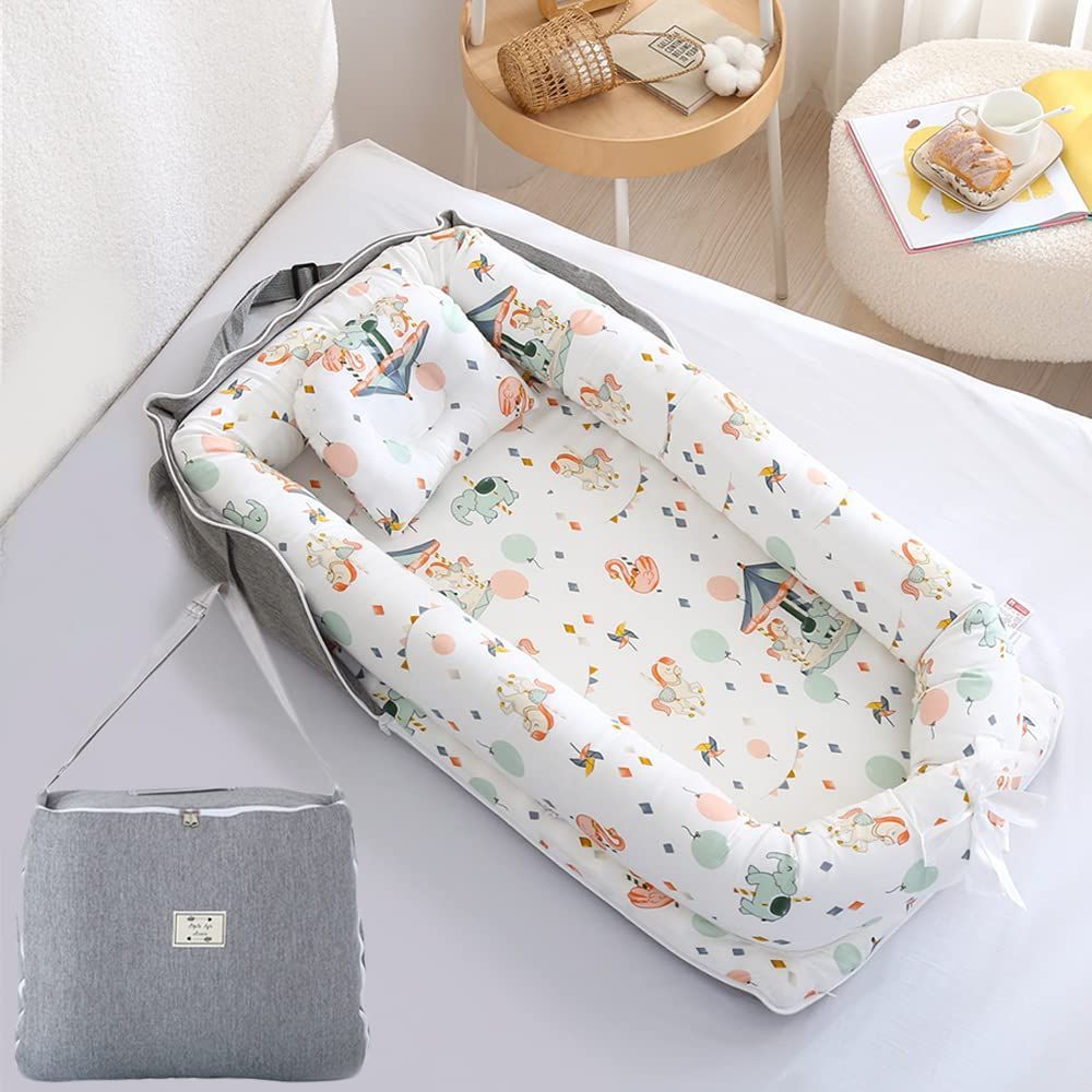 在庫処分】べびーべっと 枕付き 折りたたみ コンパクト添い寝 ベビーべ  