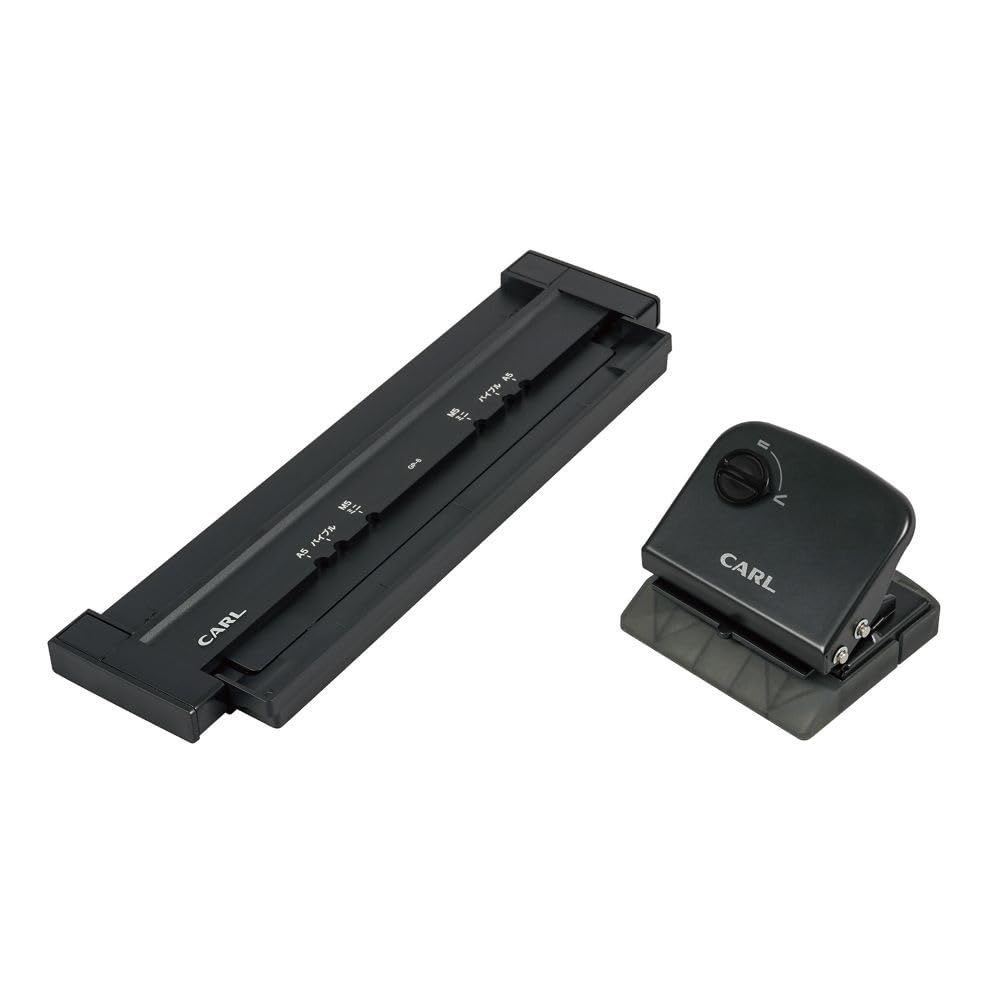 A 5 手帳用 バイブル ミニ 穴あけパンチ マイクロ5 対応 リフィルメーカー ゲージパンチ ブラック カール事務器 日本メーカー GP 6