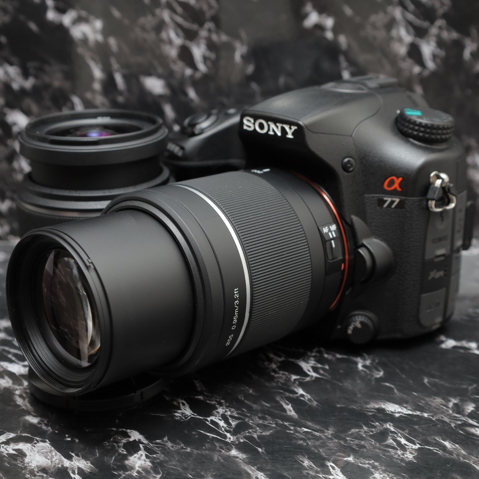 SONY α55 ❤️超望遠300mm ダブルレンズ スマホ転送 ソニー 一眼レフ 楽天市場】【中古】 Sony ソニー ブラック α55 標準&超望遠