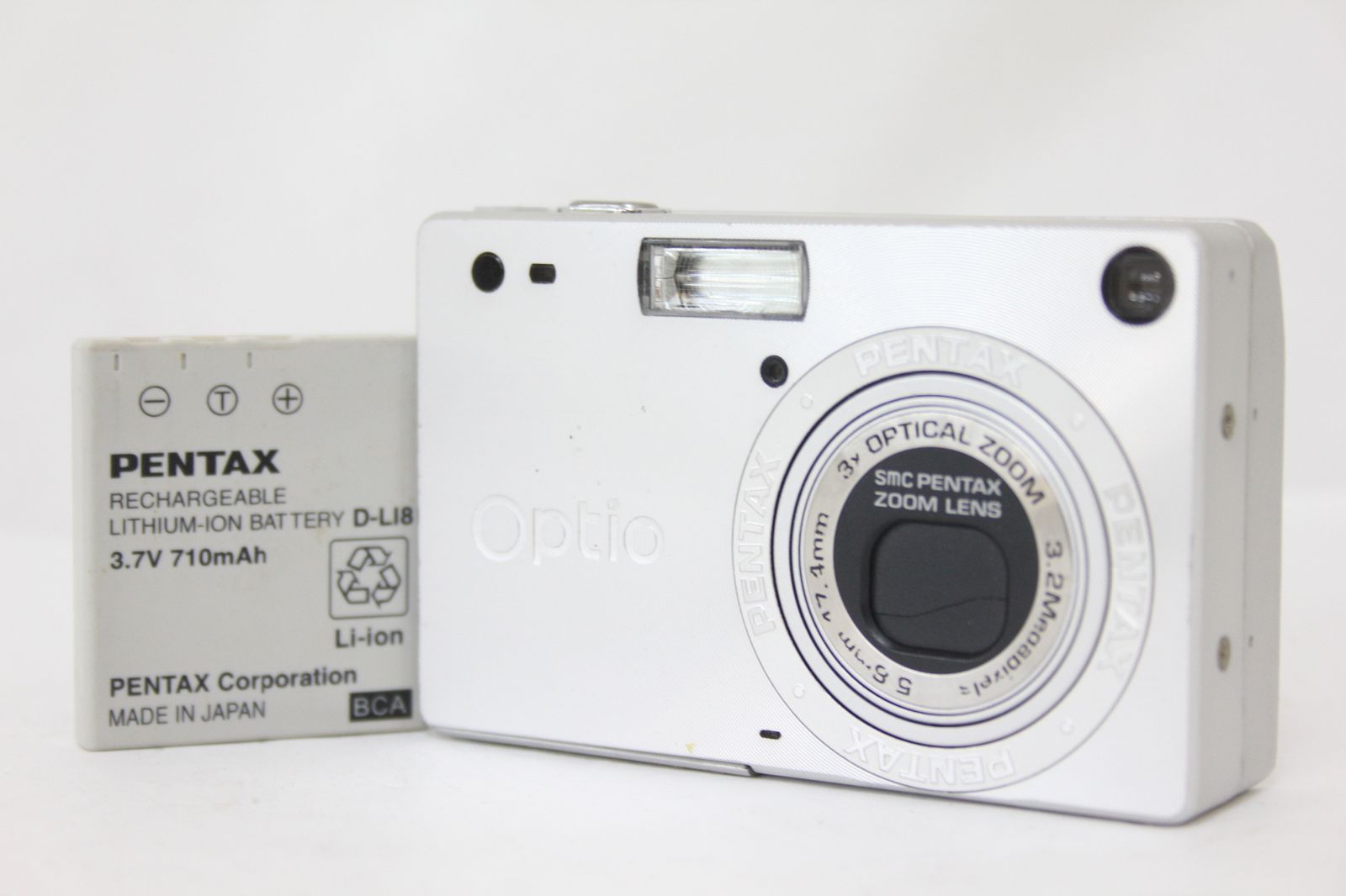 訳あり品】 ペンタックス Pentax Optio S 3x バッテリー付き