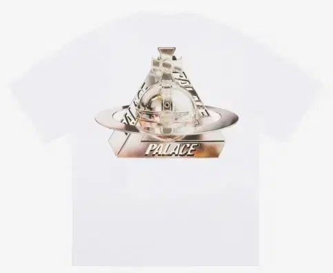 PALACE パレス Vivienne Westwood ヴィヴィアン ウエストウッド 半袖Tシャツ 白 L
