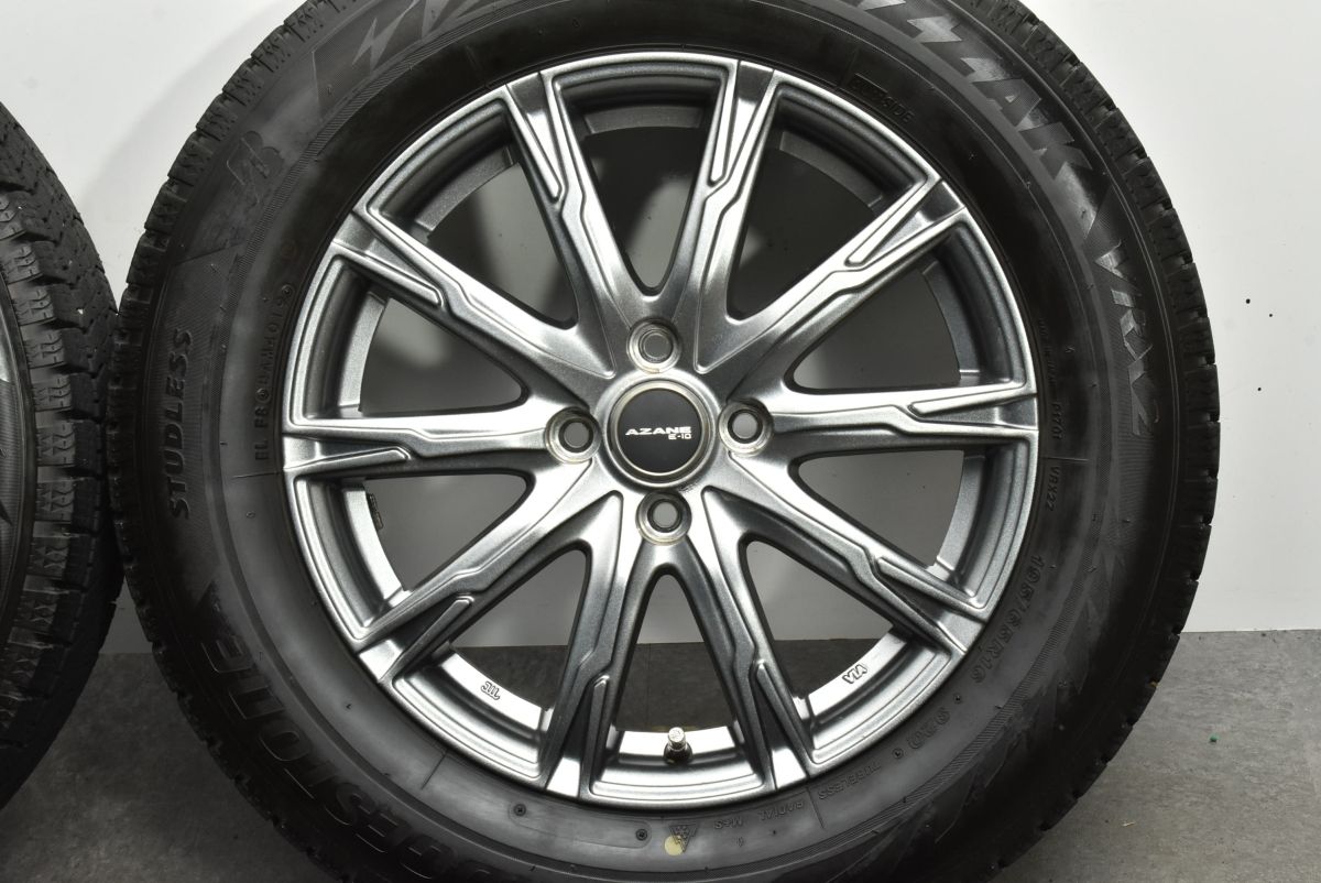良好品】アザーネ E10 16in 6J +45 PCD100 ブリヂストン ブリザック