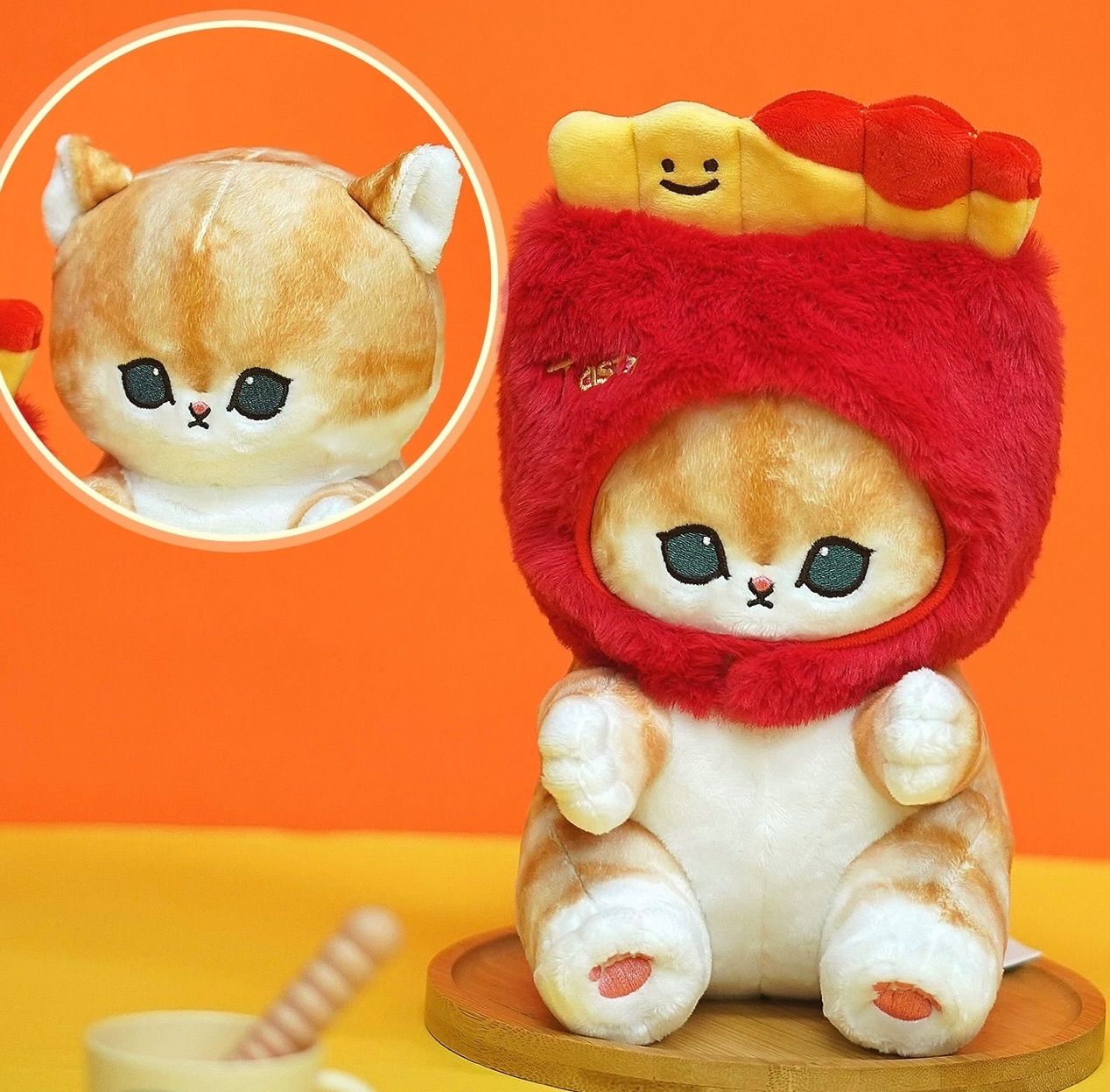 22cm 台湾限定 モフサンド mofusand ぬいぐるみ ポテト たい焼き