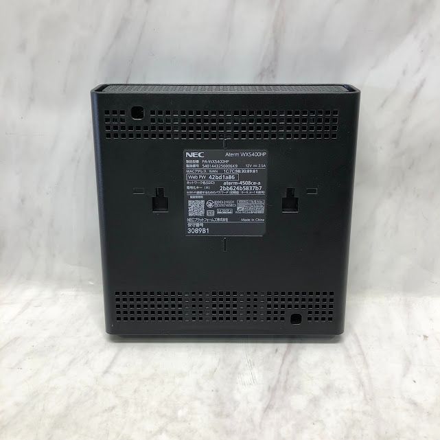 【美品】NEC Wi-Fi PA-WX5400HP 無線LANルータ dual_band Aterm A0712 0828ML012  0120240826101175