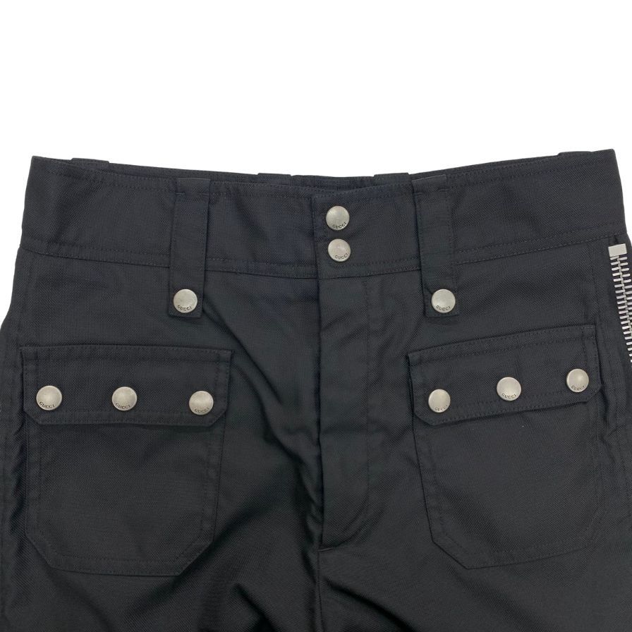 グッチ 23SS カーゴパンツ ナイロン ブラック 【AFB36】 ナイロン