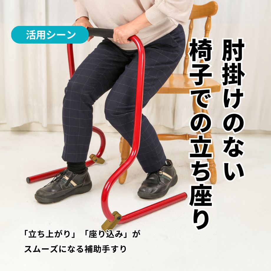 持ち運び手すり ストッパー付き スタンバーレイナ 正規品 立ち上がり 座り込みサポート 手すり 軽量 頑丈 移動簡単 日本製