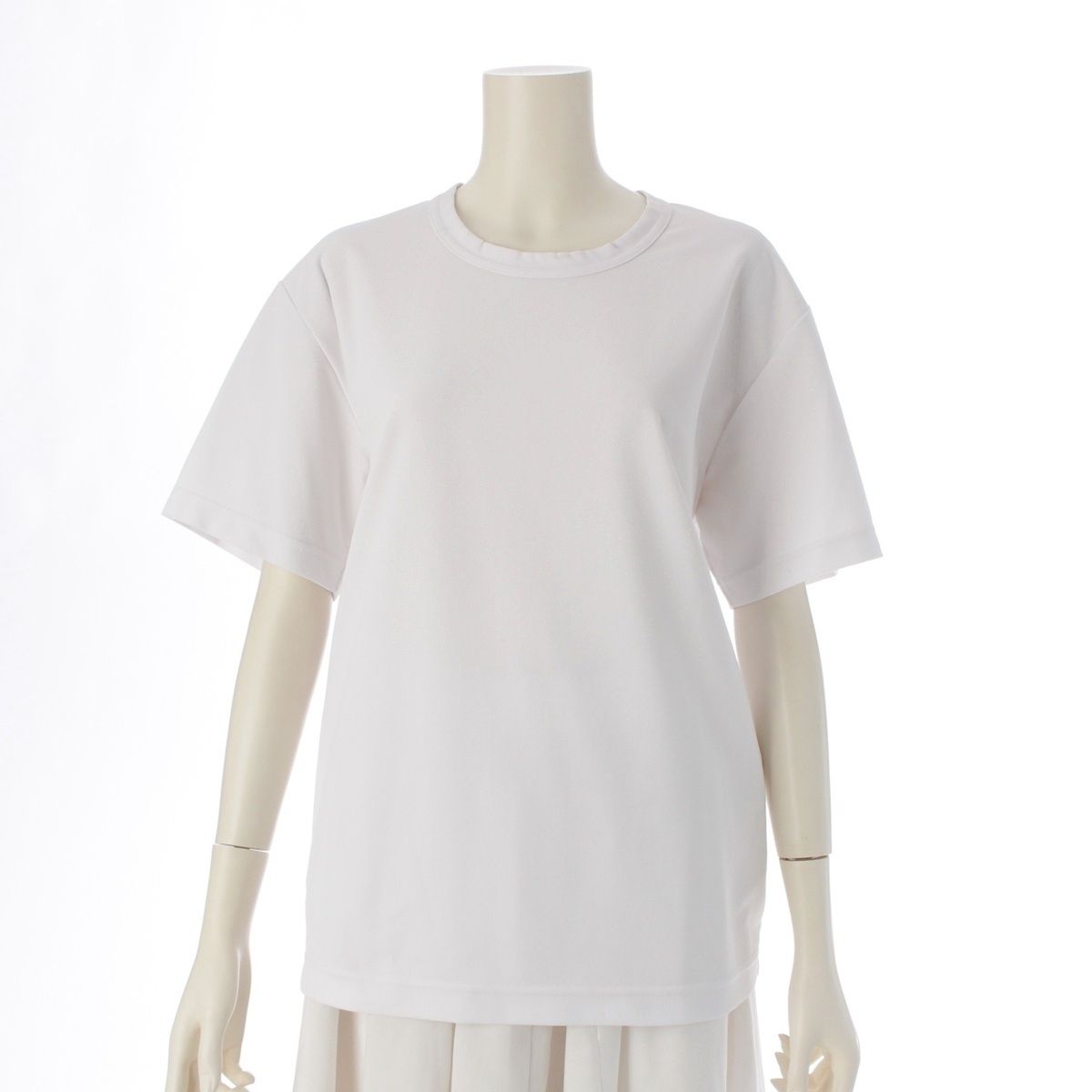 コムデギャルソン AD2021 オムプリュス BEDELGEUSE バックプリント メッシュ 半袖Tシャツ カットソー PI-T014 ホワイト S