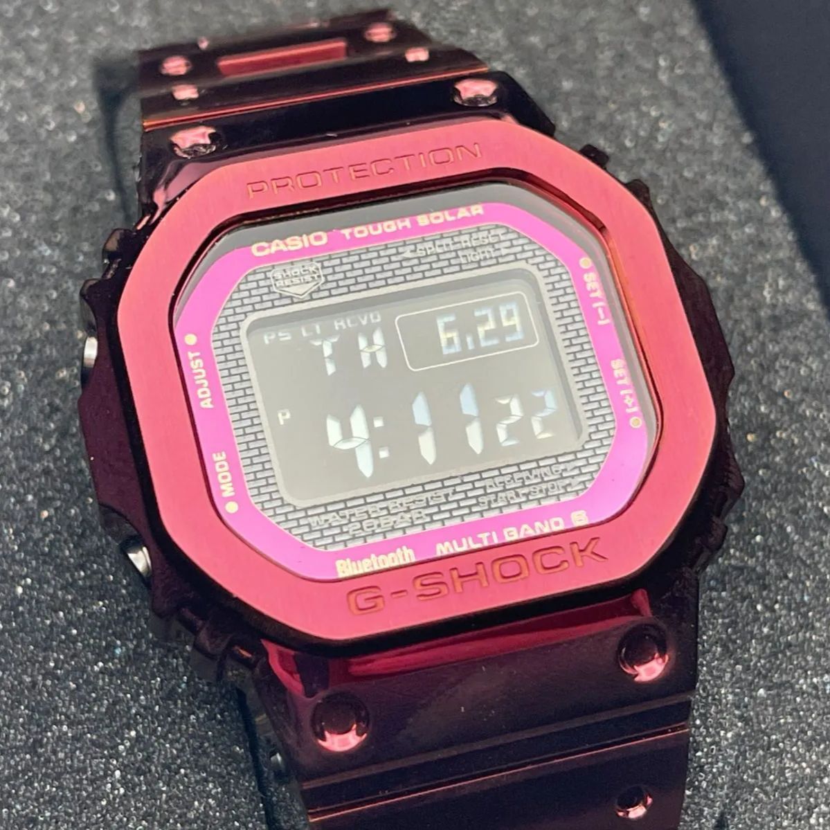 CASIO G-SHOCK フルメタル ボルドー GMW-B5000RD-4JF