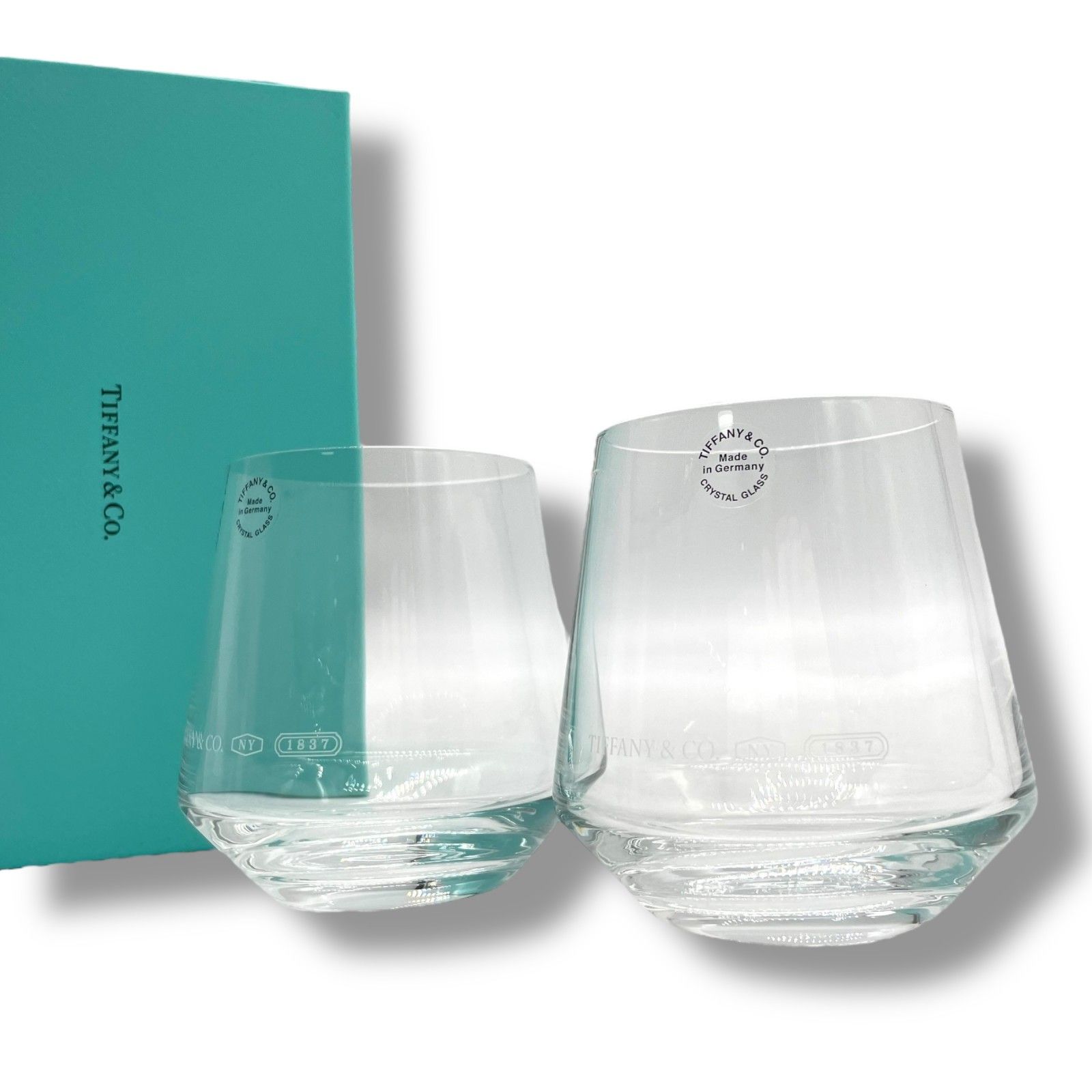 ♥ Tiffany-Co. ティファニー 1837 タンブラーセット ペアタンブラー グラス コップ き