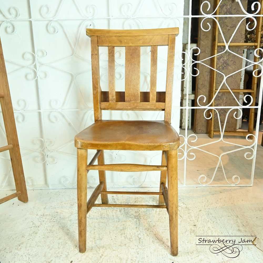 L3705-272-2 英国アンティーク チャーチチェア 教会 ダイニングチェア L3705-272-2 英国アンティーク チャーチチェア 教会 ダイニングチェア