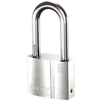 南京錠 PL330N-50 PADLOCK クロームメッキ ABLOY アブロイ 施設 現場 セキュリティ 防犯 カギ 鍵