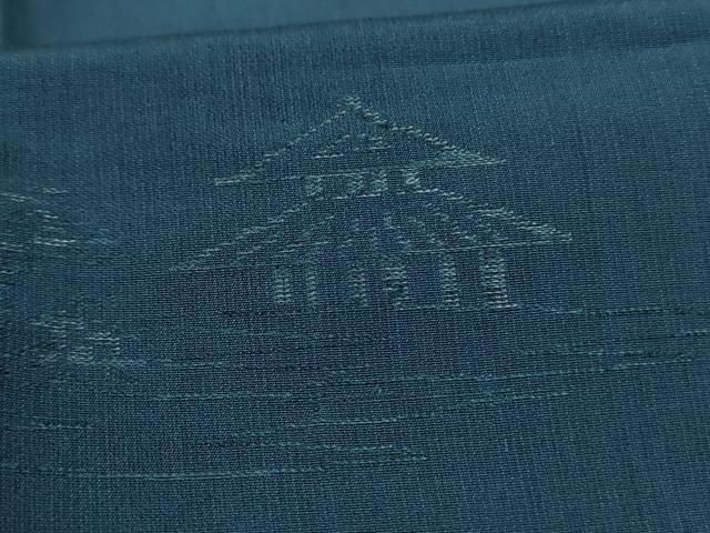 平和屋着物＊夏物　色無地　絽　青藍色　正絹　逸品　AABA2776jd 平和屋着物＊夏物 色無地 絽 青藍色 正絹 逸品 AABA2776jd