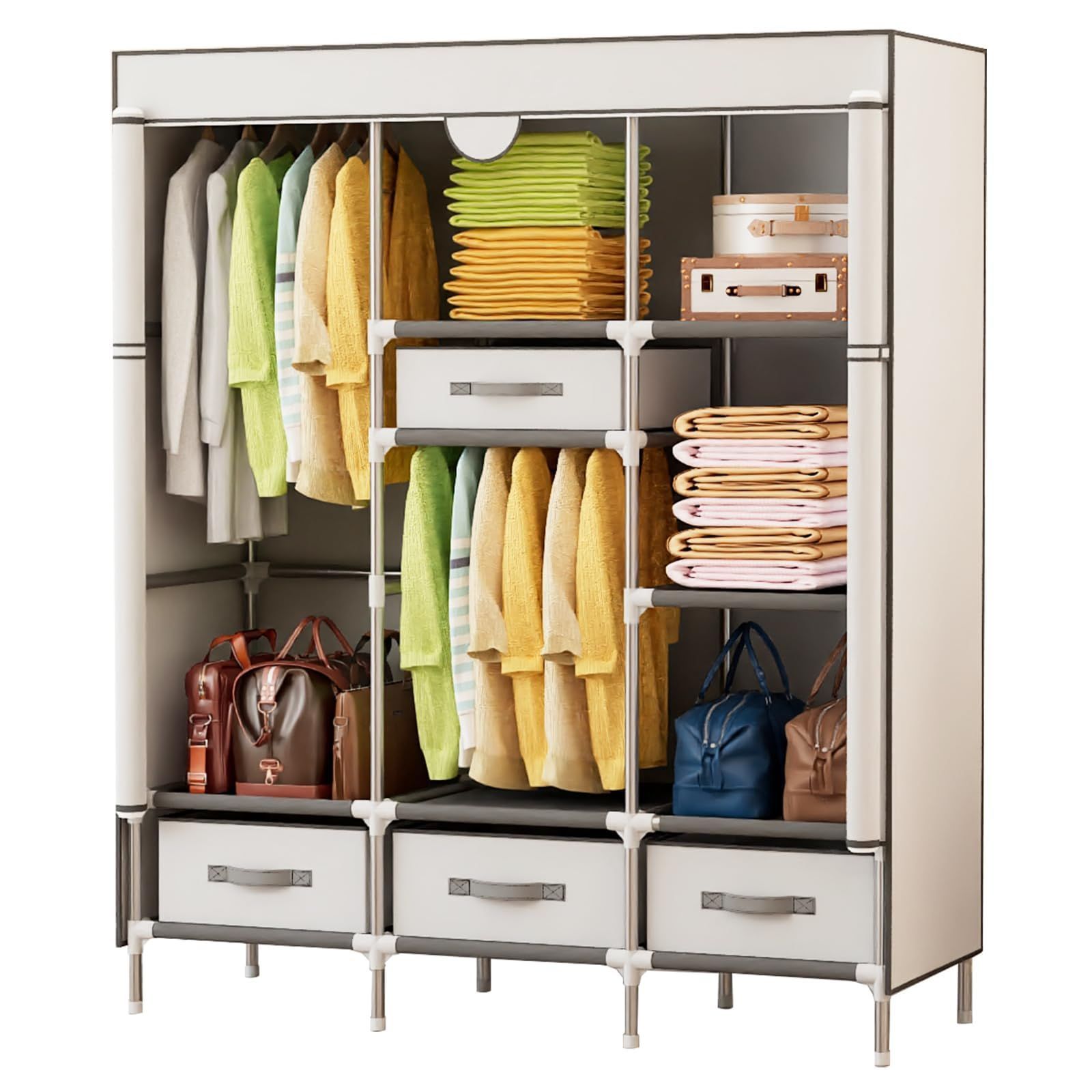 2台セット ハンガーラック アイアン 店舗什器 展示 仕入れ スチール 2