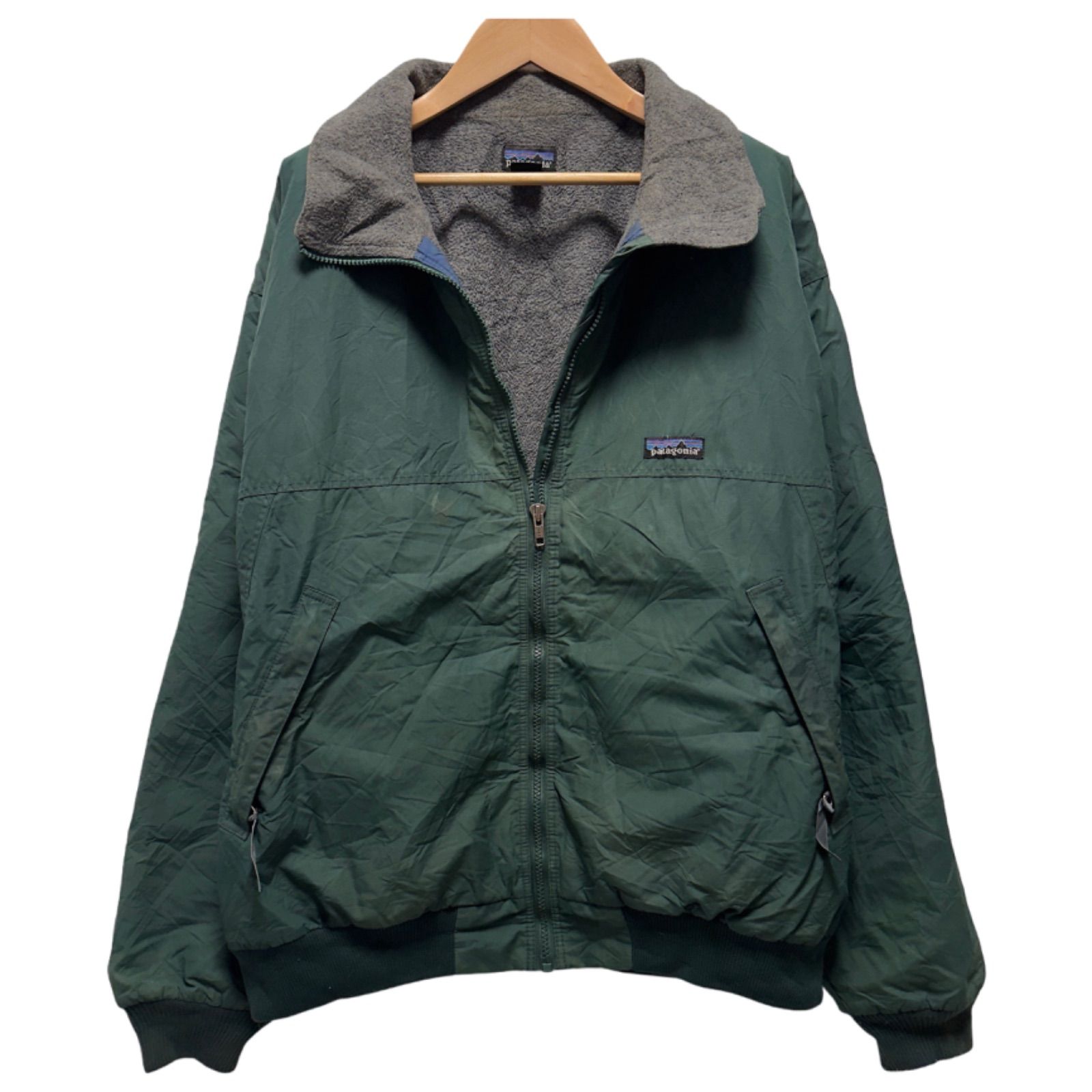 パタゴニア シェルドシンチラ USA製 L レア セージグリーン ビンテージ  