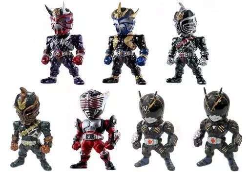 中古】食玩 トレーディングフィギュア 全7種セット 「CONVERGE KAMEN