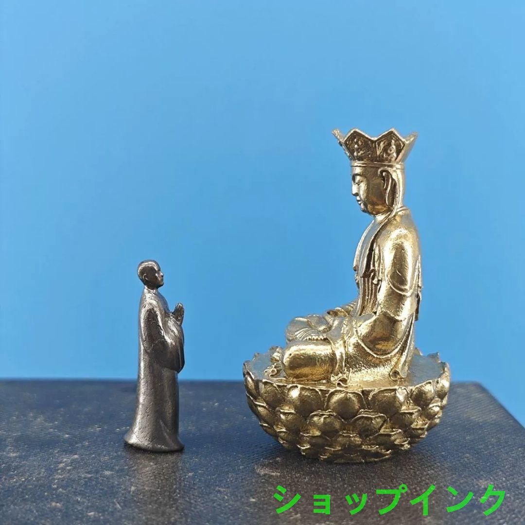 仏教美術 仏像 地蔵王仏像 小仏像 銅製 銅器 仏教美術 仏像 地蔵王仏像 小仏像 銅製 銅器