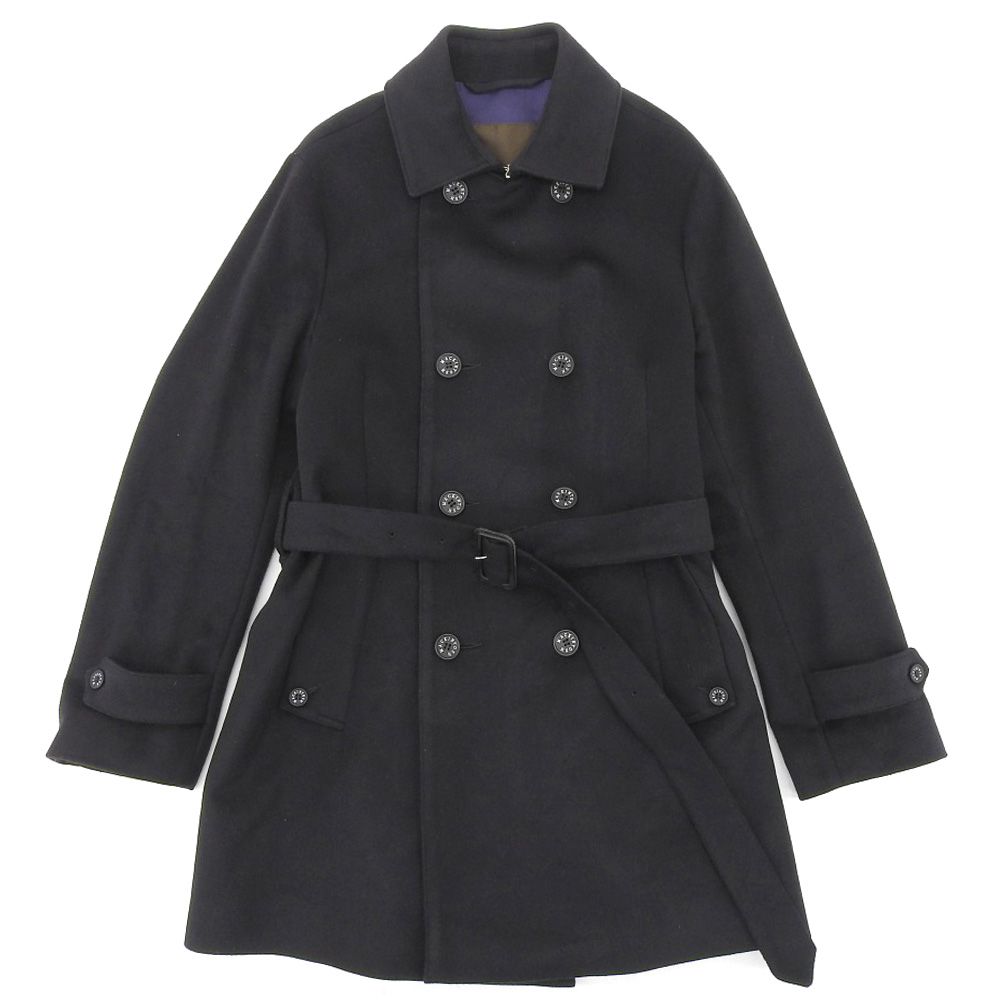 【美品✨】マッキントッシュ メルトン トレンチコート ベルト付き 36 美品✨】マッキントッシュ メルトン トレンチコート ベルト付き 36 美