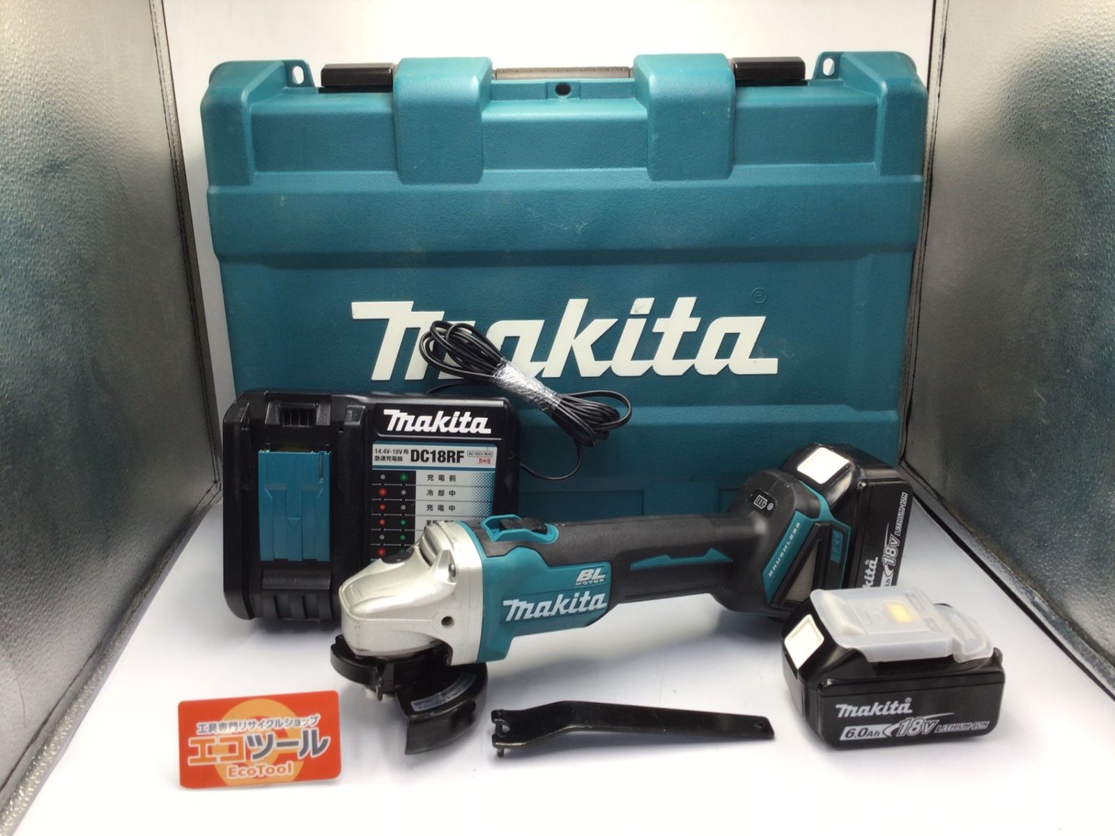 Makita|マキタ 100mm18V充電式ディスクグラインダ GA404DRGXN IT9ALFG7G2BO エコツール知立店 M01