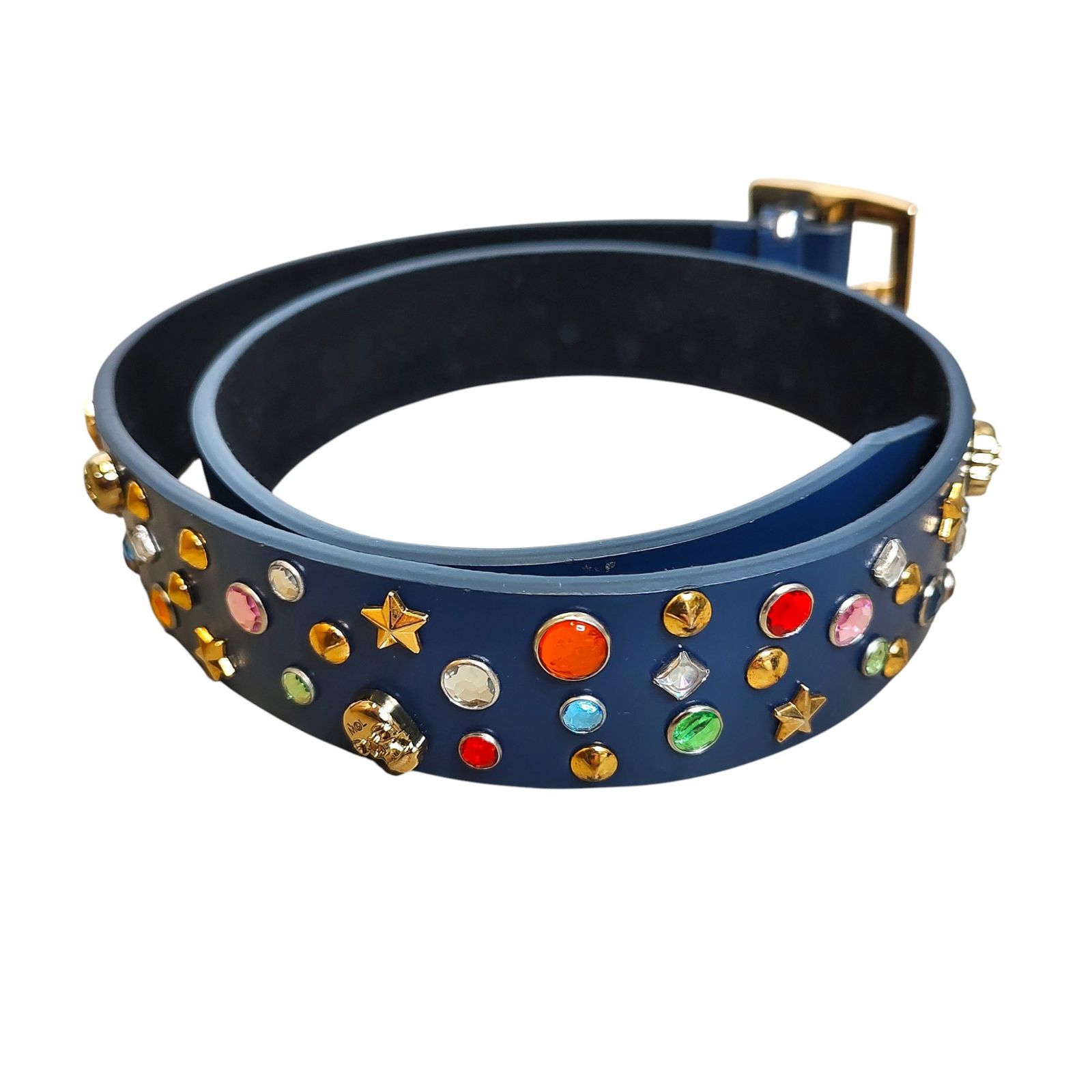 MARK＆LONA マークアンドロナ ゴルフ スタッズ レザー ベルト 79cm