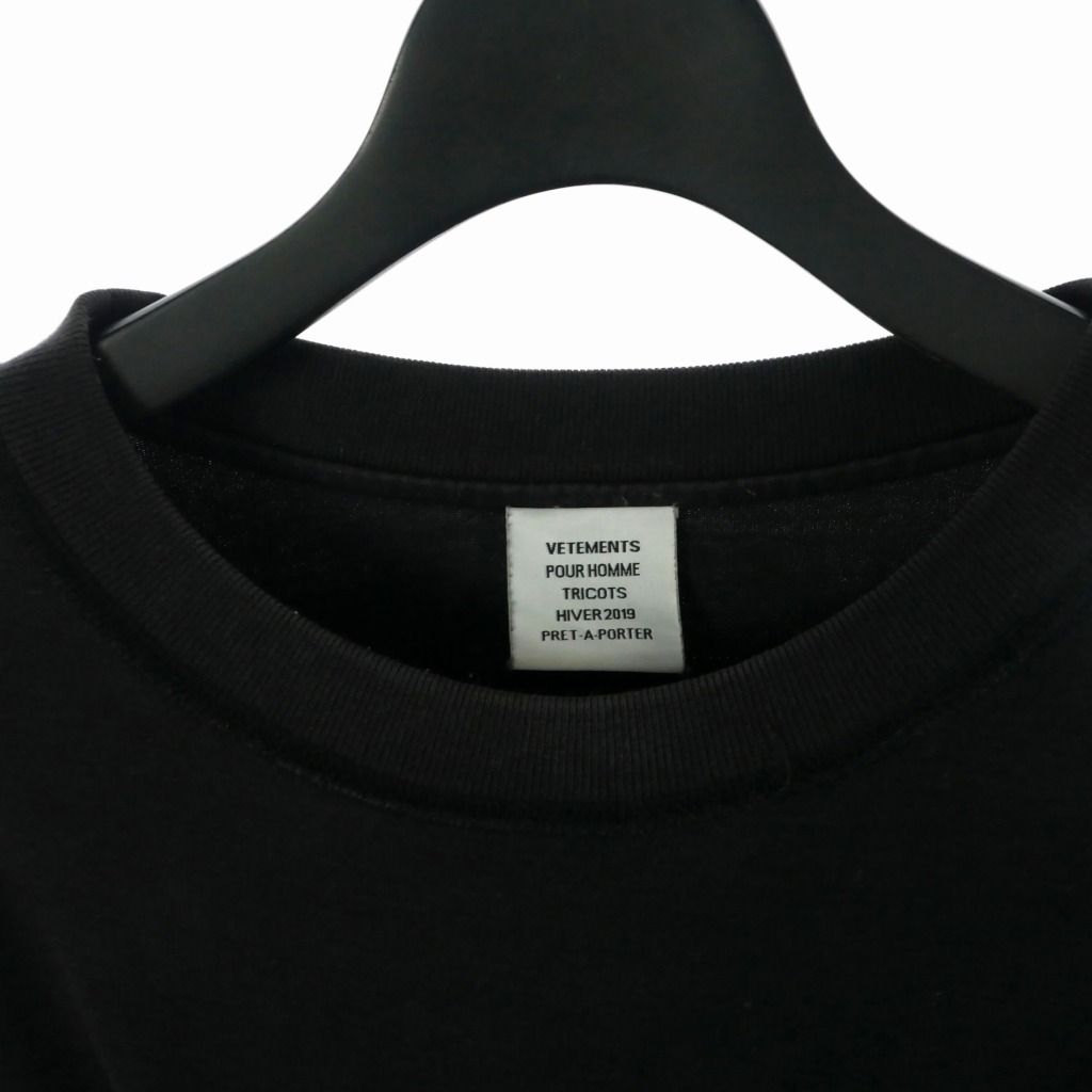 VETEMENTS ヴェトモン サイズ:M MAH19TR202 インサイドアウトオーバー 