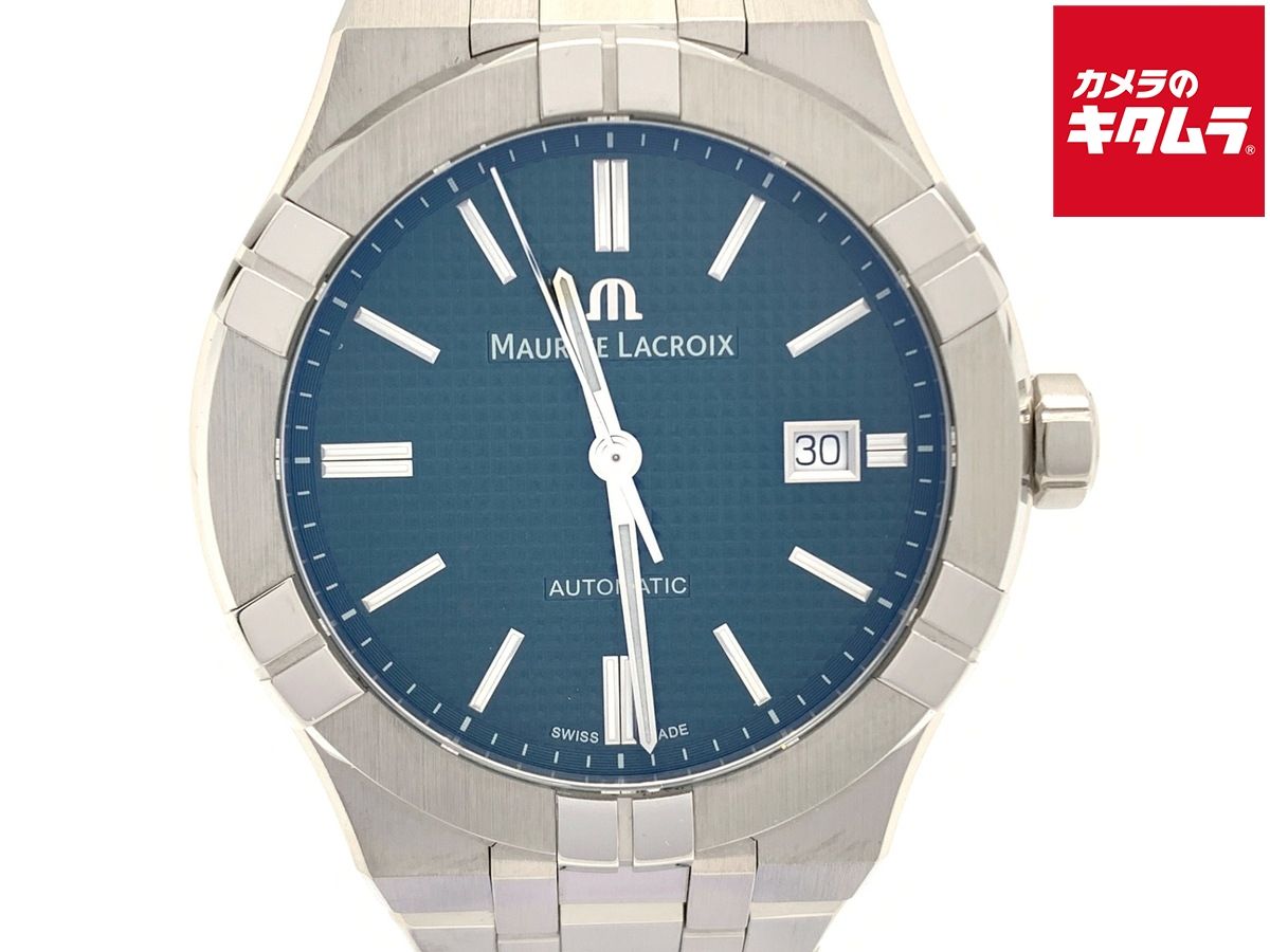 モーリスラクロア アイコン グリーン AI6008-SS002-630-1 ステンレススティール