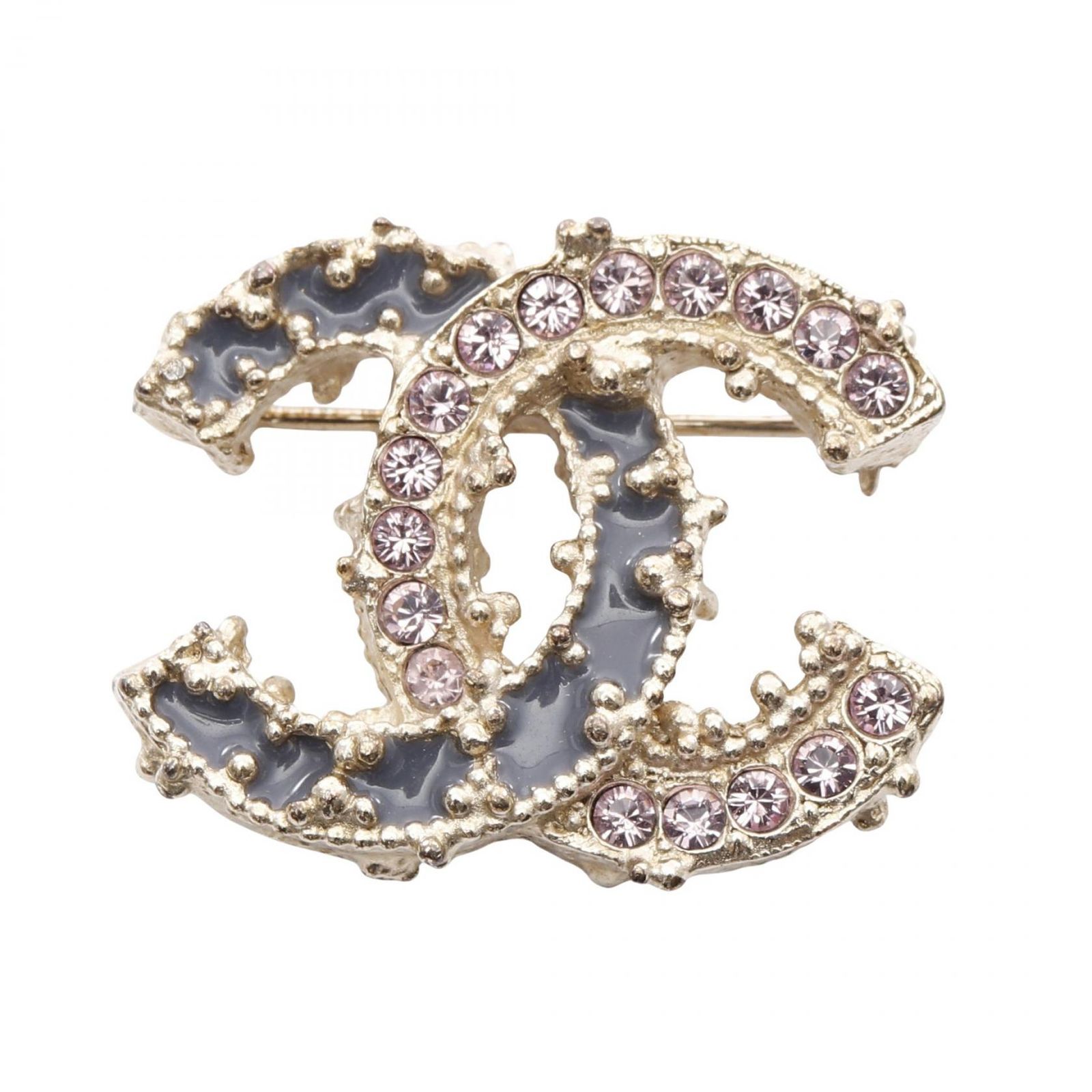 シャネル CHANEL ブローチ ココマーク GP（ゴールドメッキ