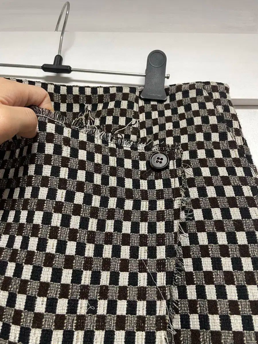 ジャガード ラップスカート