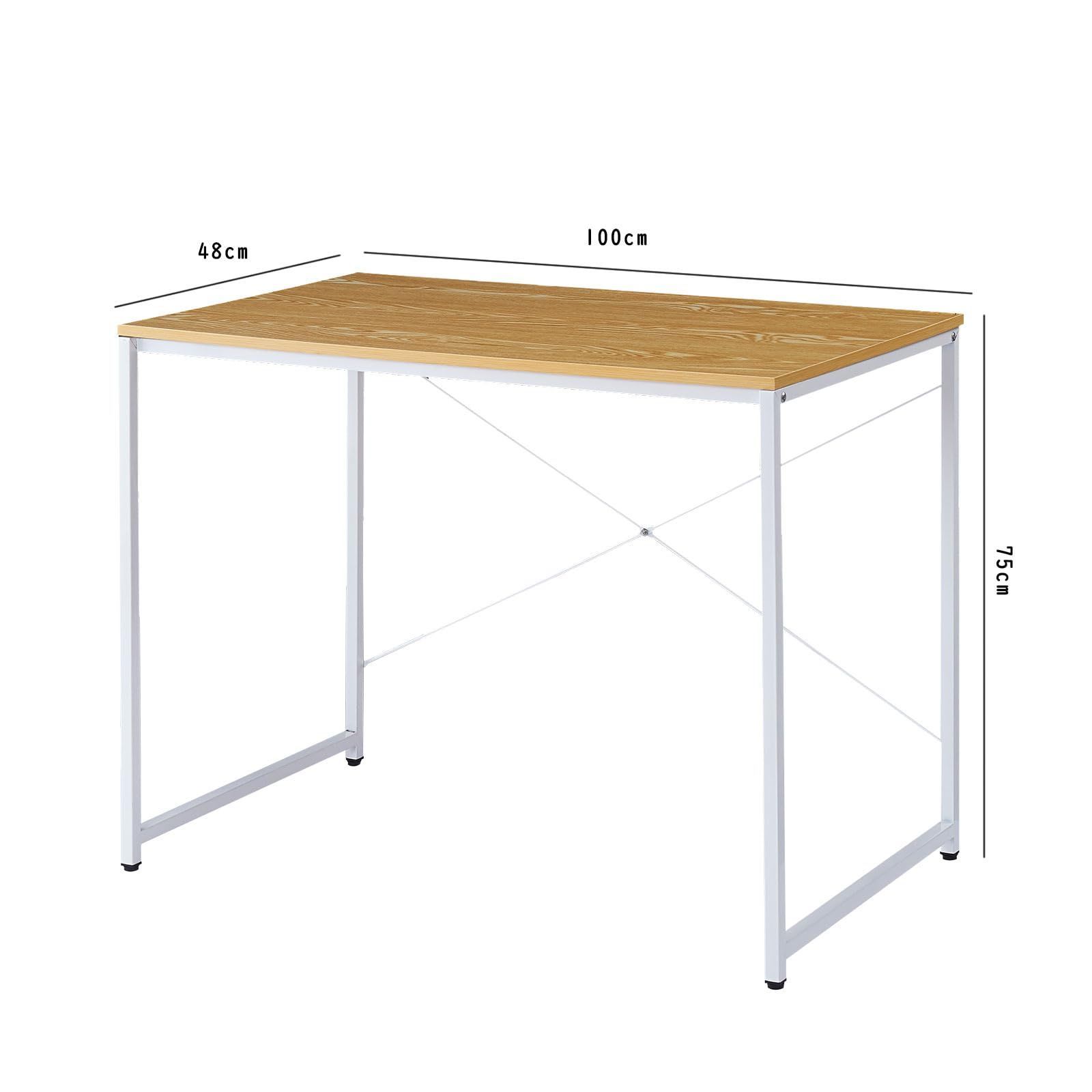 ダイニングテーブル 幅100cm×奥行48cm ワークデスク 机 PCデスク