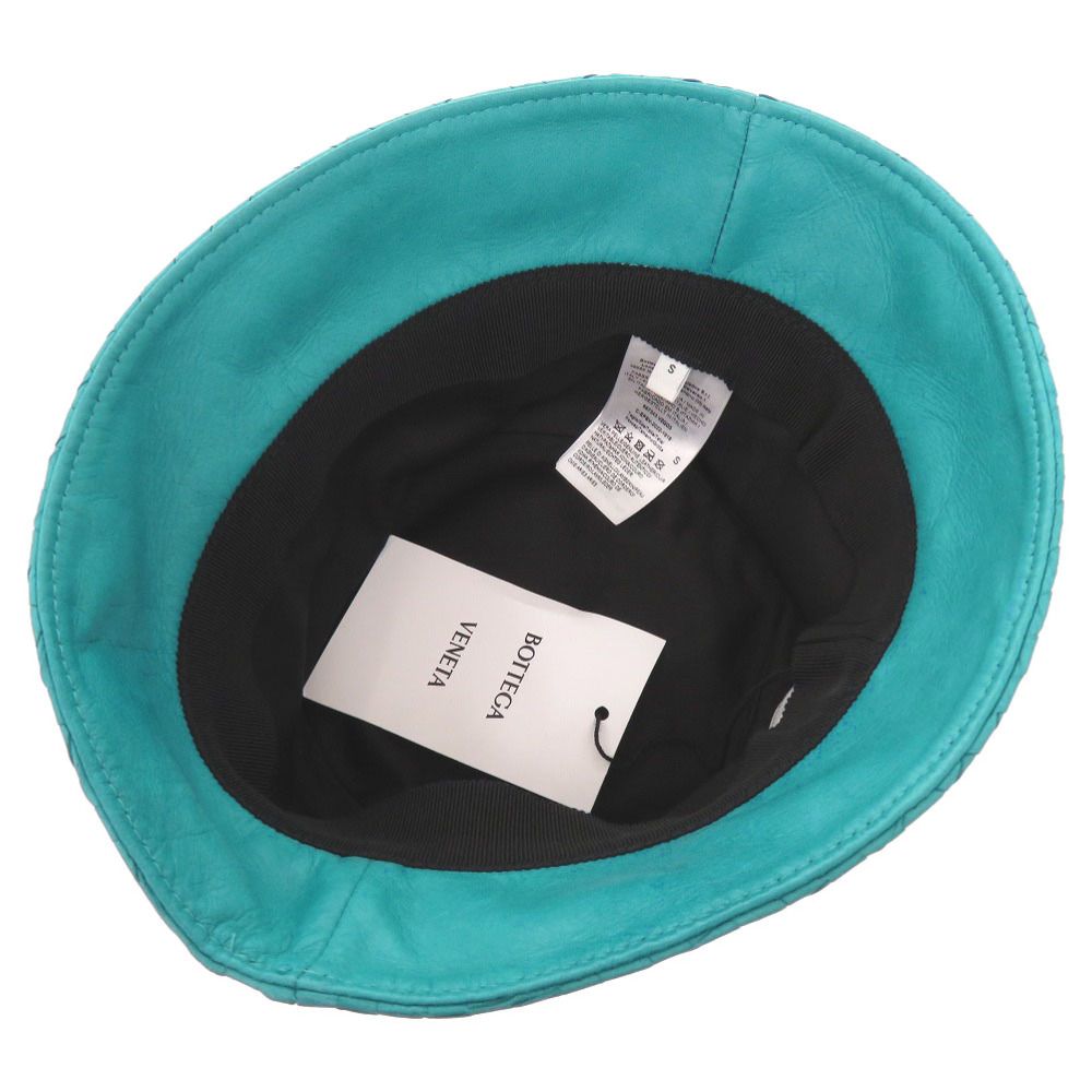 美品 ボッテガヴェネタ イントレチャート レザー ポリエステル