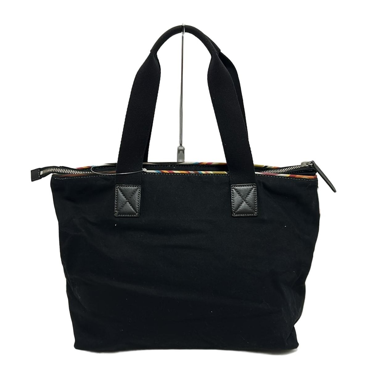 PaulSmith(ポールスミス) ハンドバッグ美品 - 黒×オレンジ