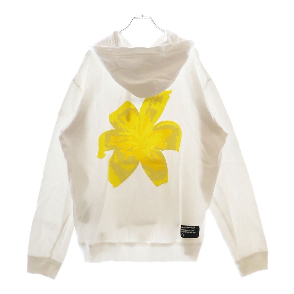 モンクレールジーニアス ロゴプリントパーカー ホワイト MONCLER GENIUS (モンクレール ジーニアス) ×FRGMT BY HIROSHI