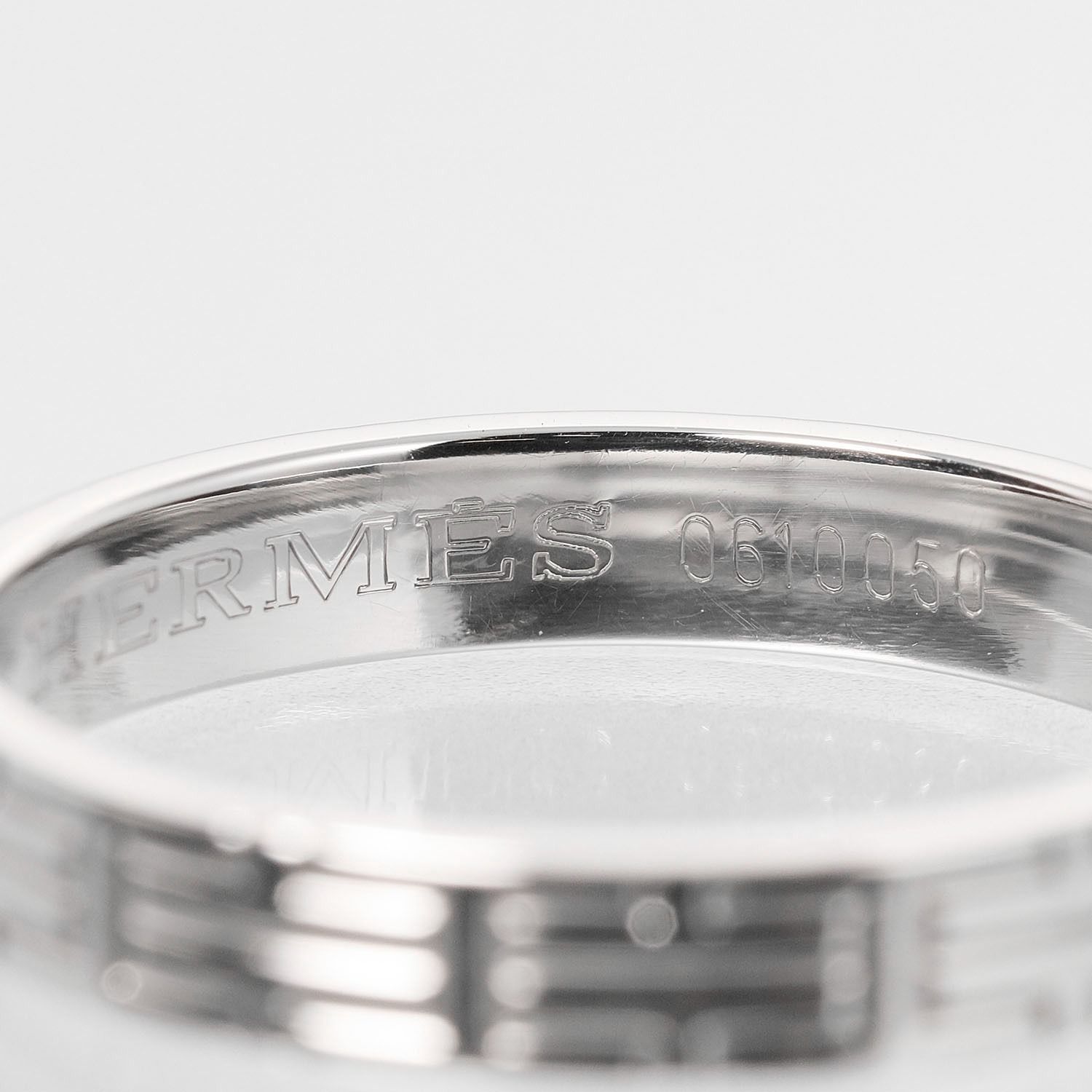 HERMES】エルメス キリム K18ホワイトゴールド 19号 レディース 4.57g 