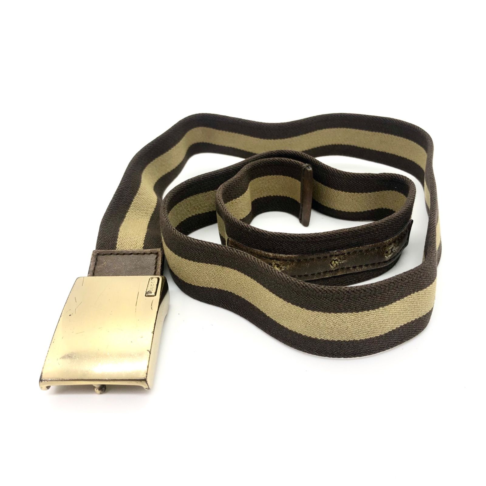 GUCCI グッチ シェリーライン ベルト ウエスト最大73cm ロゴ