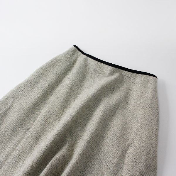 MARGARET HOWELL マーガレットハウエル ウール ヘリンボーン Aライン  